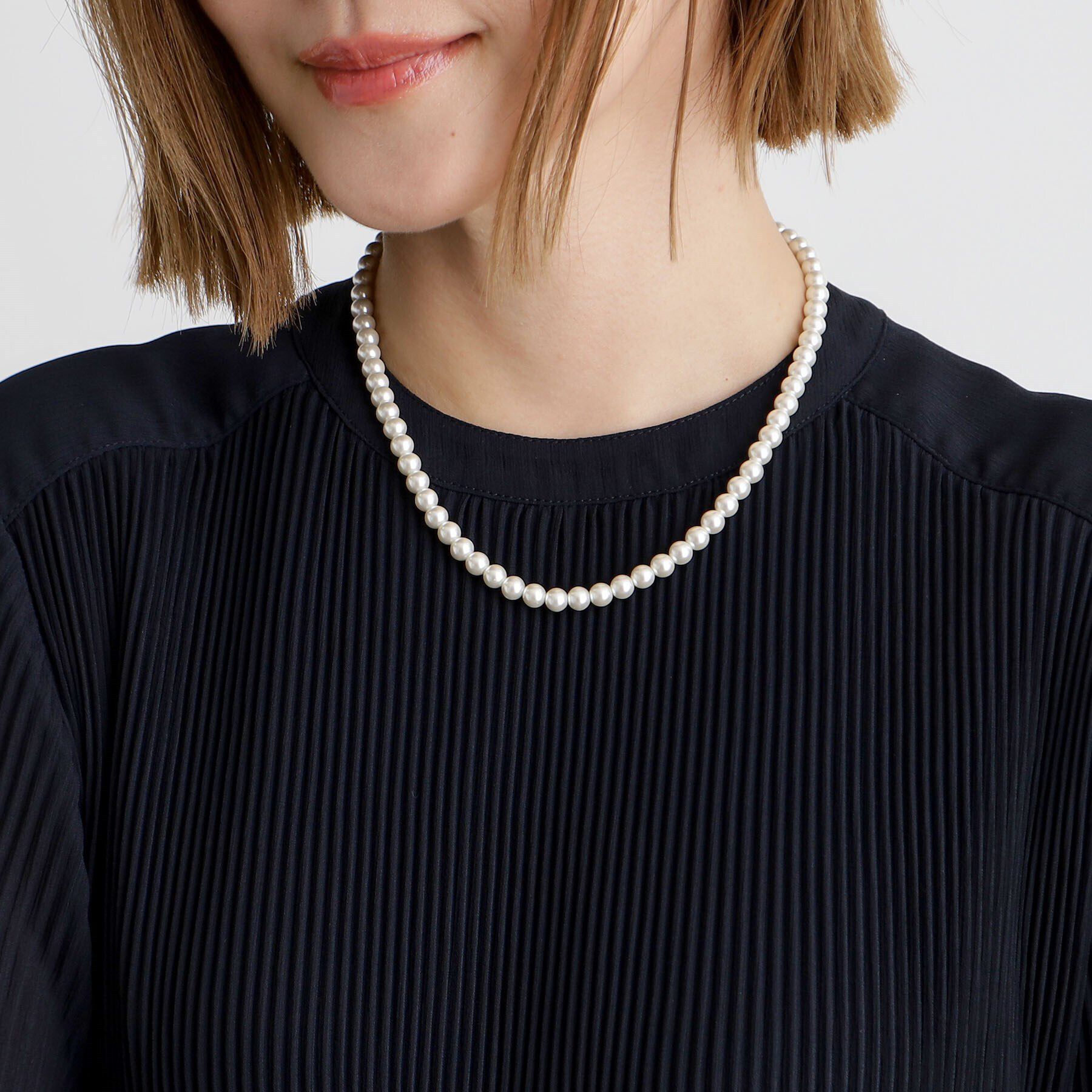 grove「ガラスパールネックレス【入卒対応可】」|ネックレス|