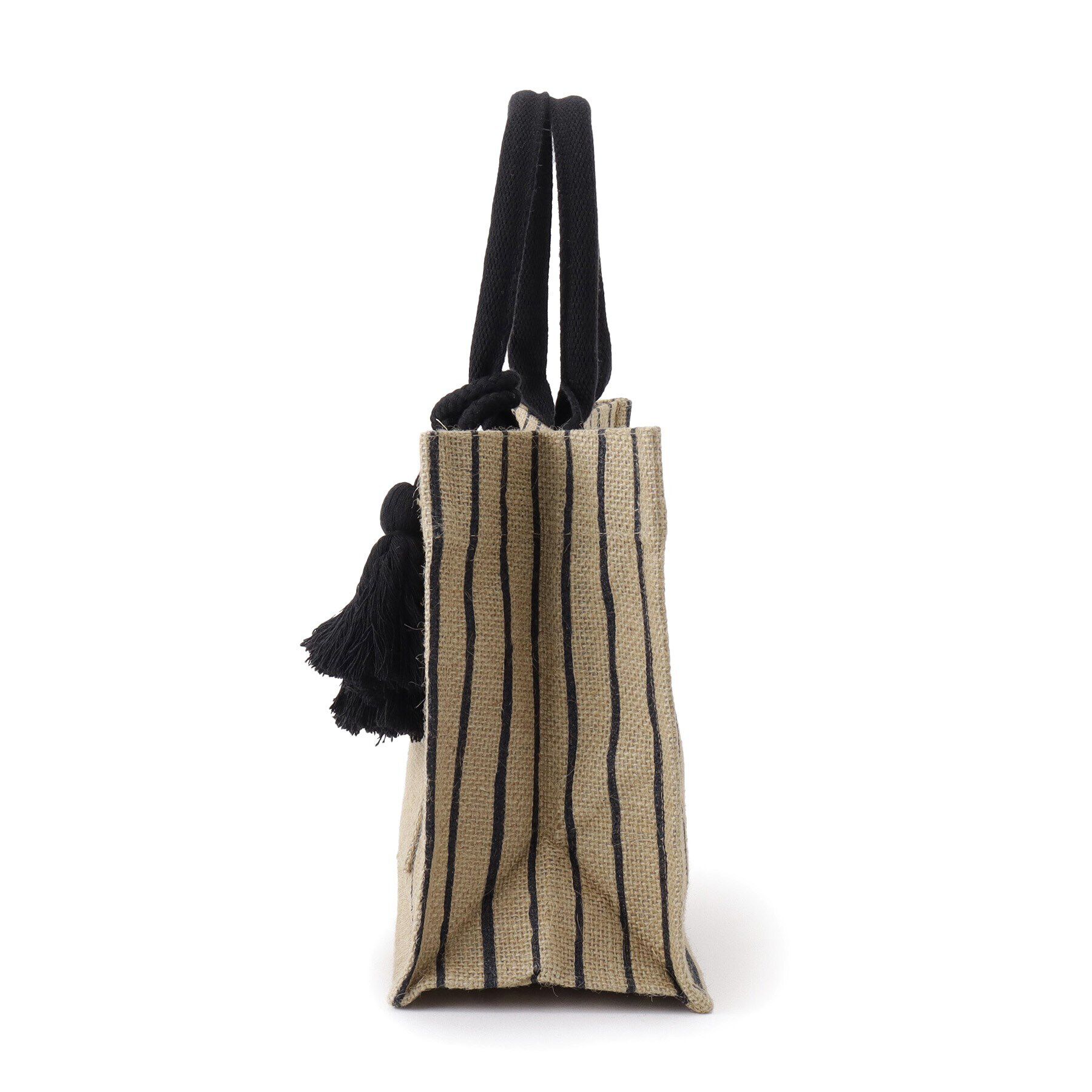 grove「スクエアタッセルジュートトート」|トートバッグ|