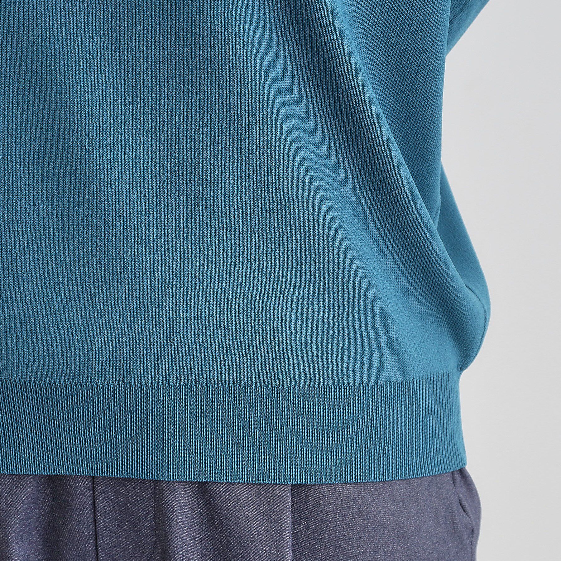 grove「【嬉しい機能付き】やわらかドライタッチフレンチスリーブニット」|ニット・セーター|