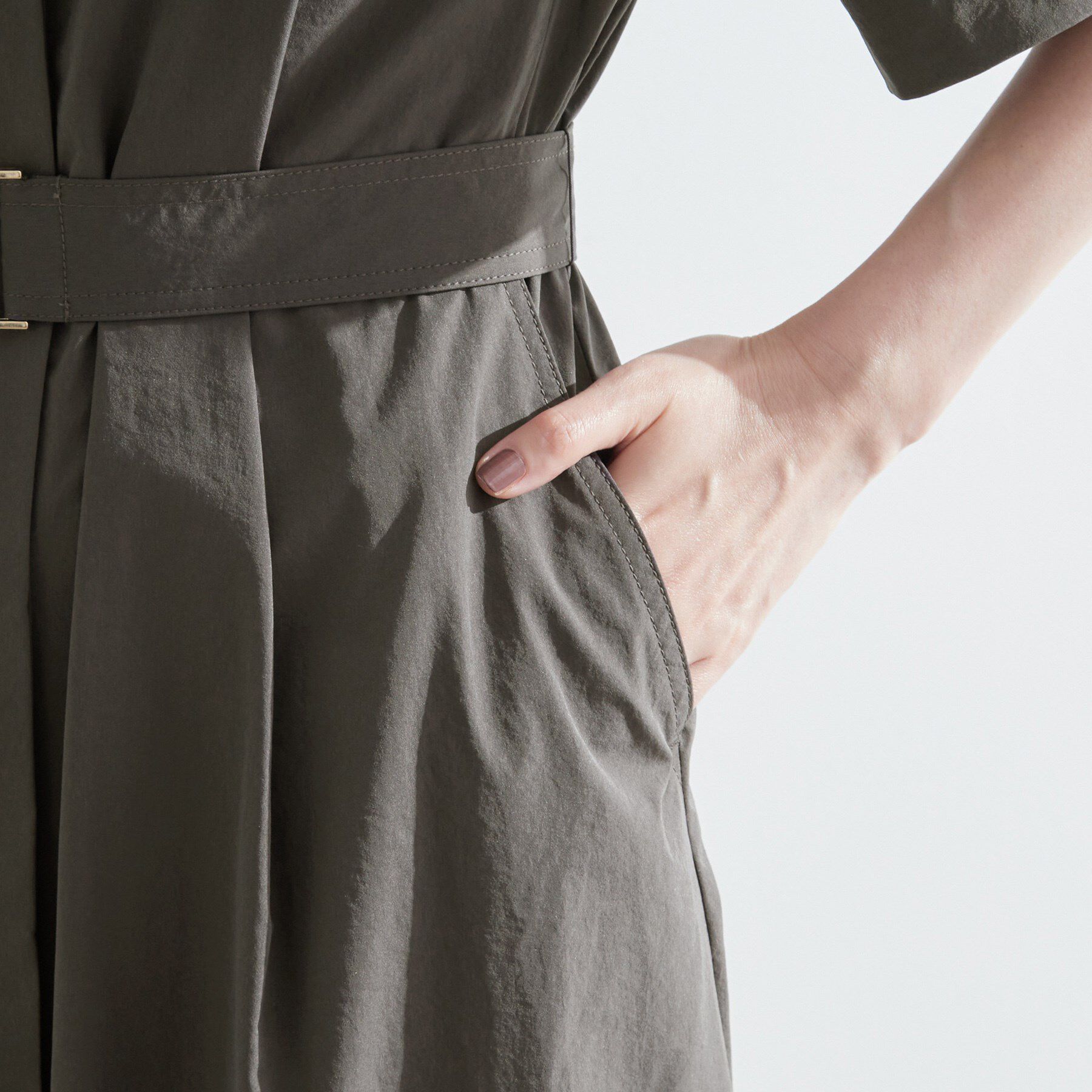 grove「軽やかに決まる　ワークシャツワンピース」|ワンピース|