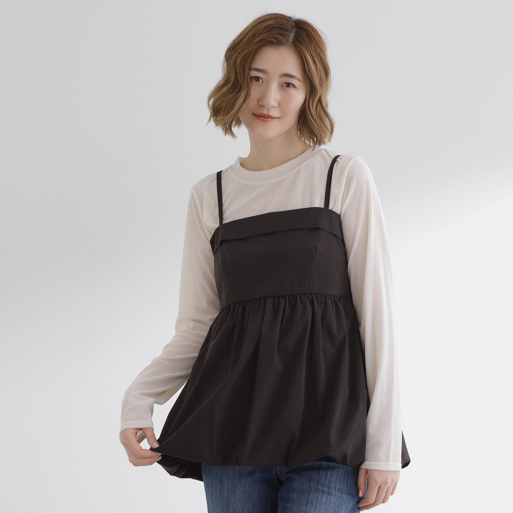 grove「バルーンキャミビスチェ」|シャツ・ブラウス|