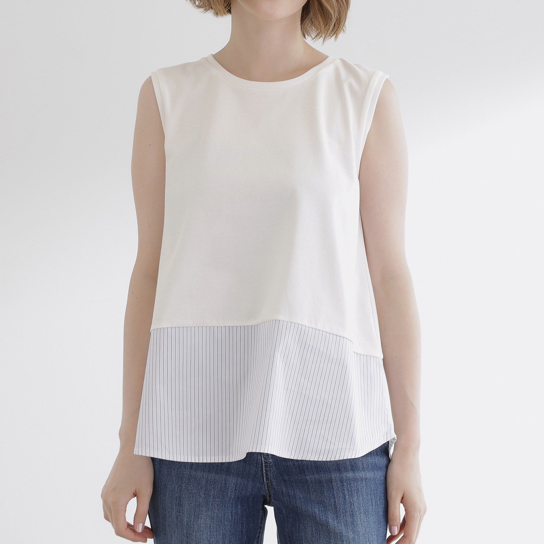 grove「裾切替レイヤードタンク」|キャミソール|