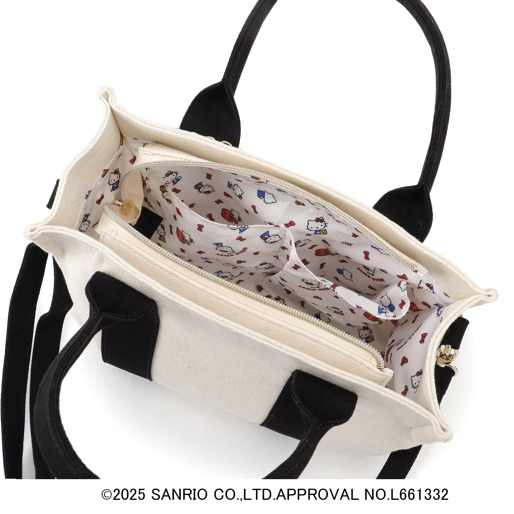 grove「【ハローキティ】Lee別注ポケット刺繍スクエアトート」|トートバッグ|