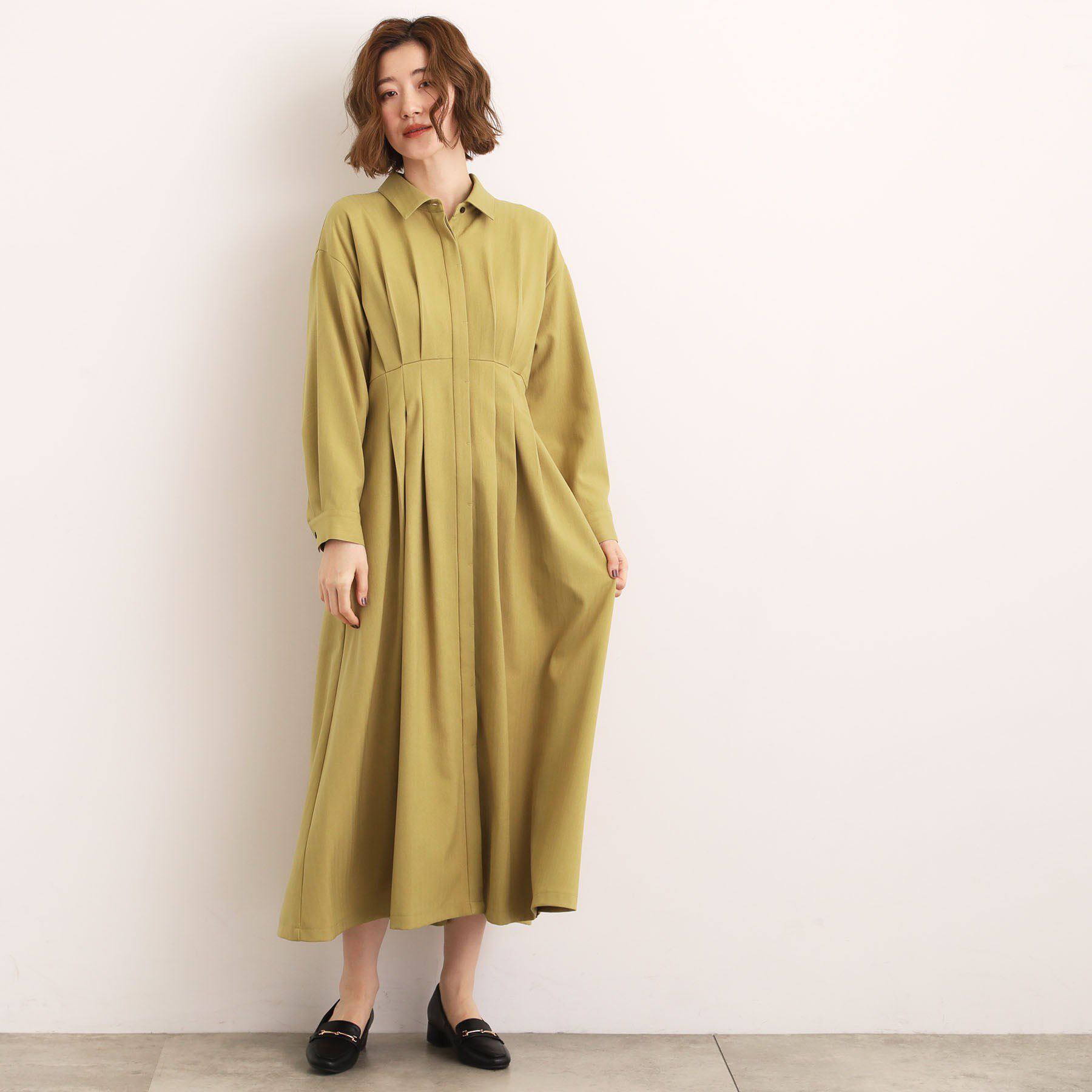 grove「品よくまとう、大人のシャツワンピース」|ワンピース|