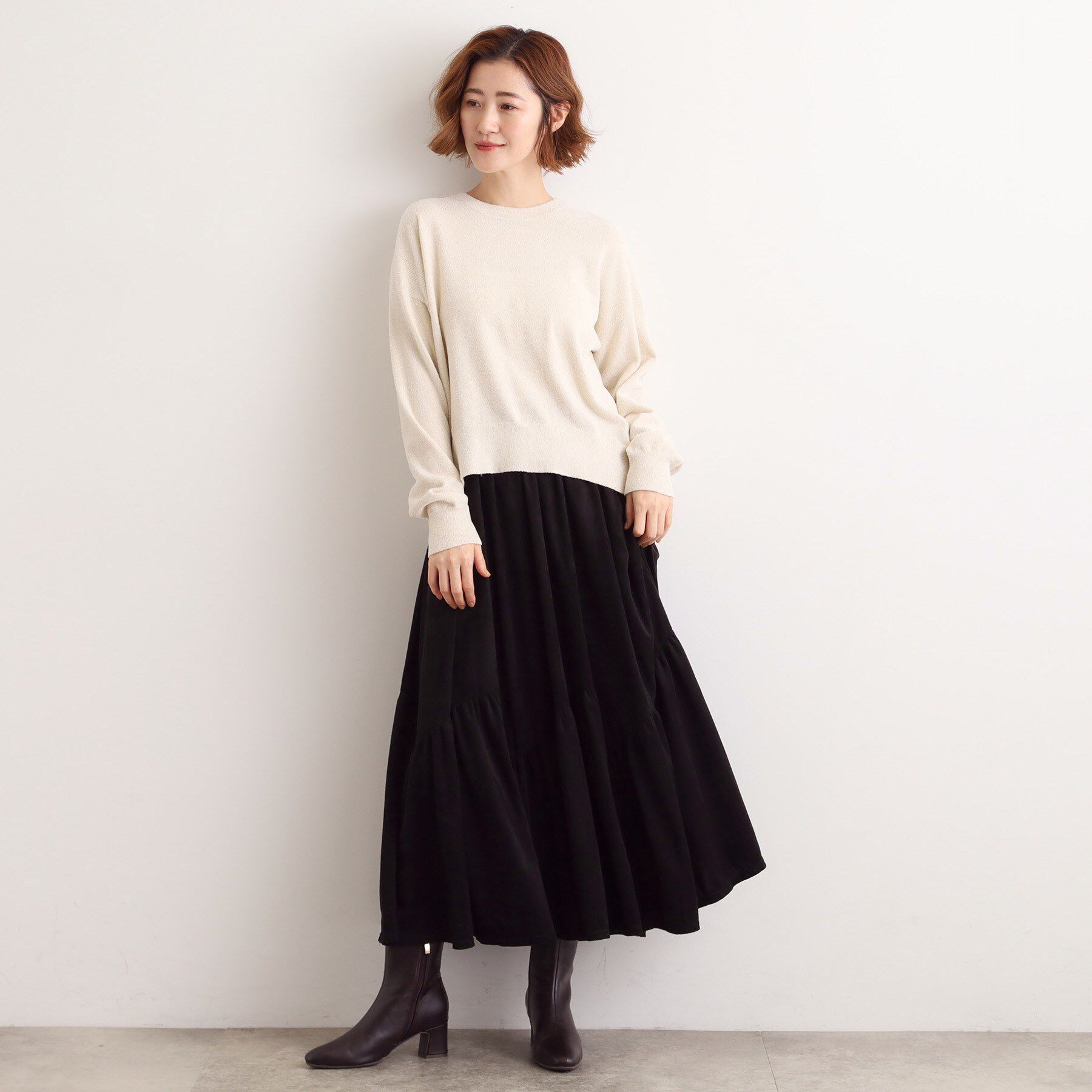 grove「ラメモールヤーンプルオーバーニット」|ニット・セーター|