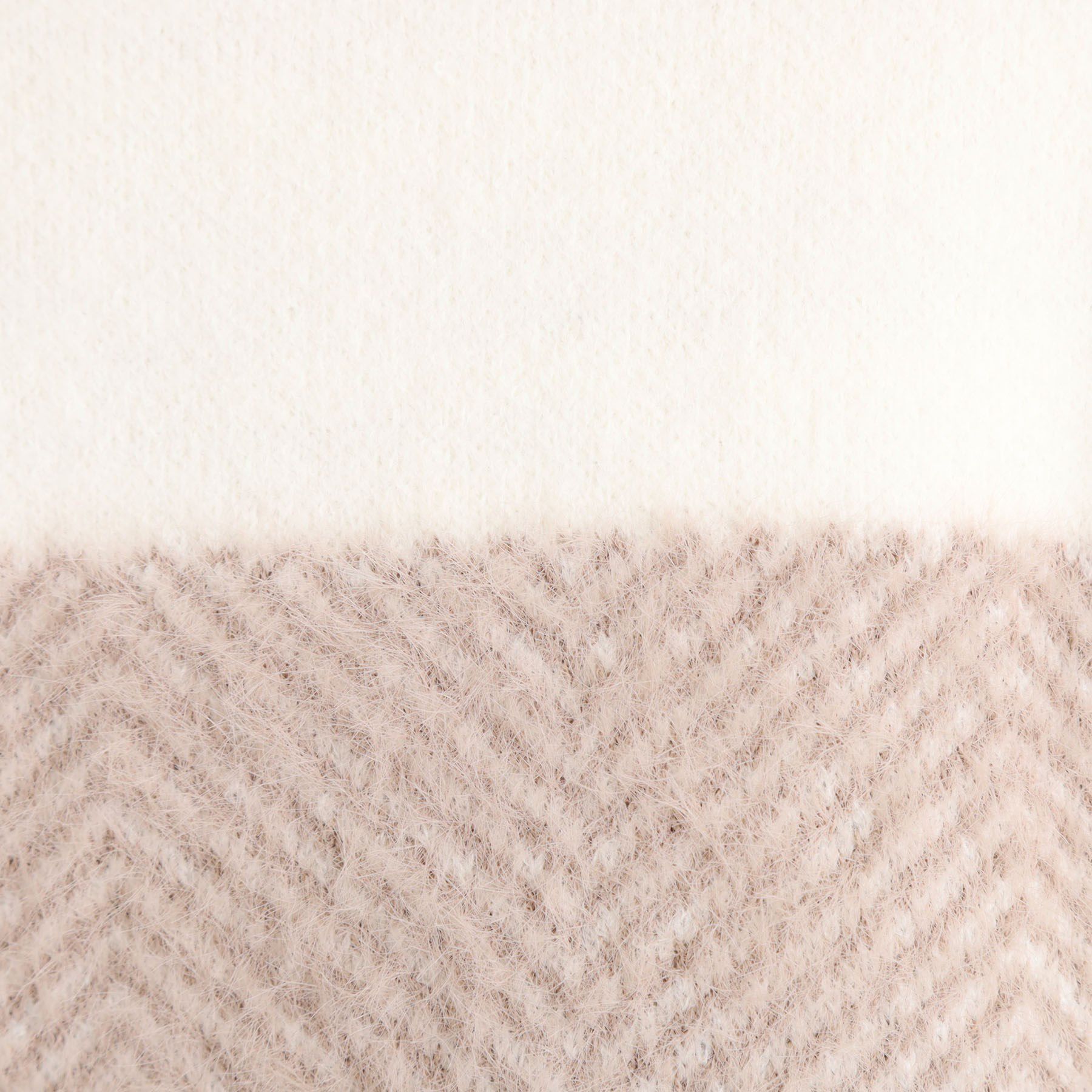 grove「ヘリンボーンジャカードチュニック」|ニット・セーター|