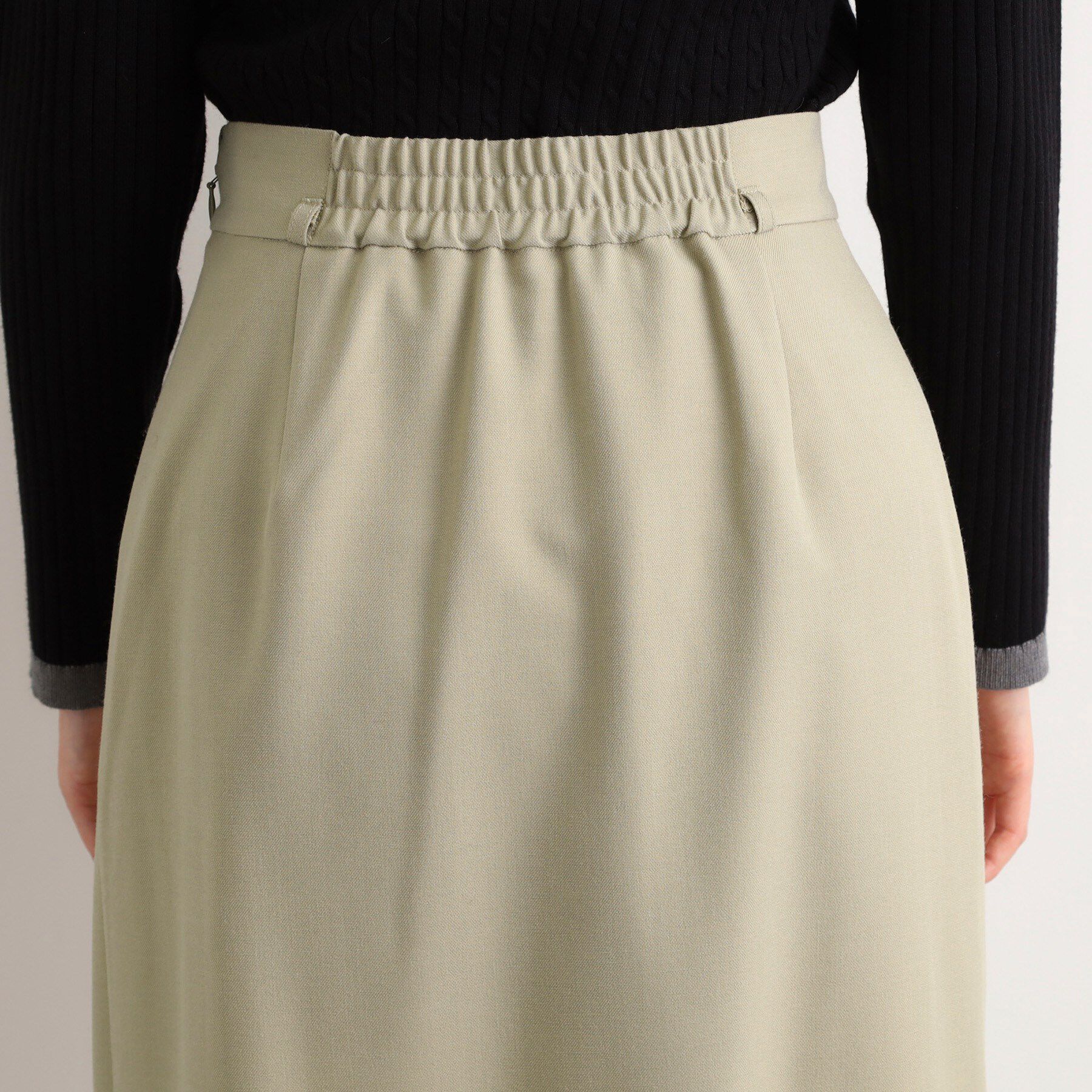 grove「合皮ベルト付きナロースカート」|スカート|
