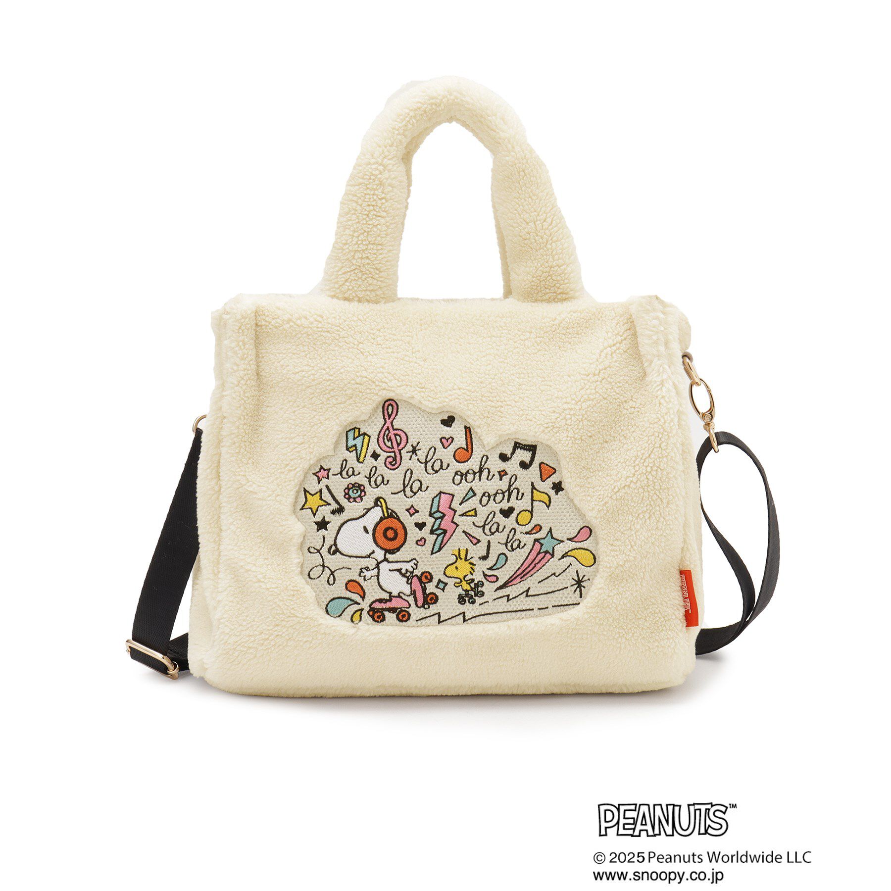 grove「【PEANUTS】ボアスクエア2WAYトート」|トートバッグ|