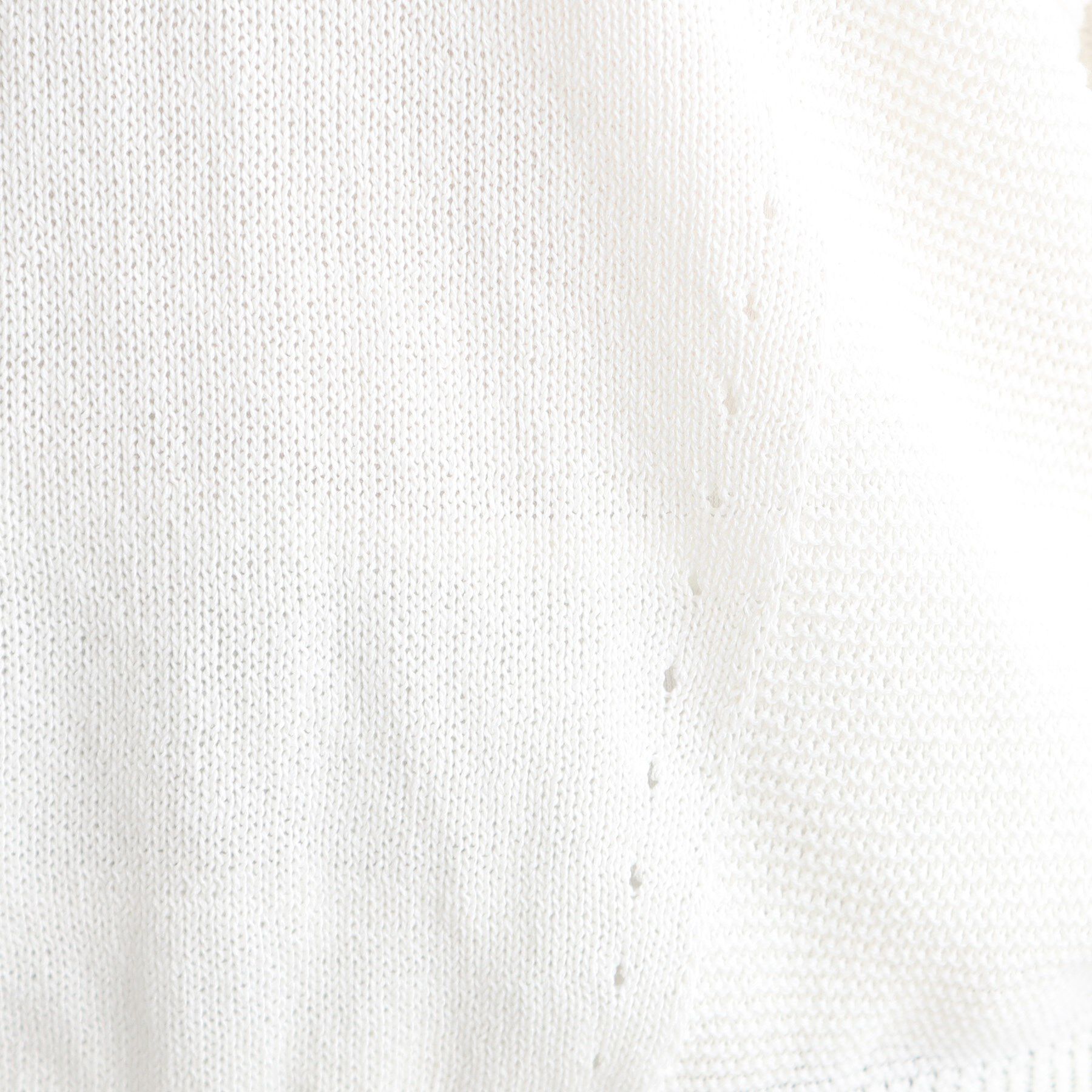 INDIVI「【洗える／サマーニット】無縫製ペーパーヤーンアシメ編地ニット」|ニット・セーター|