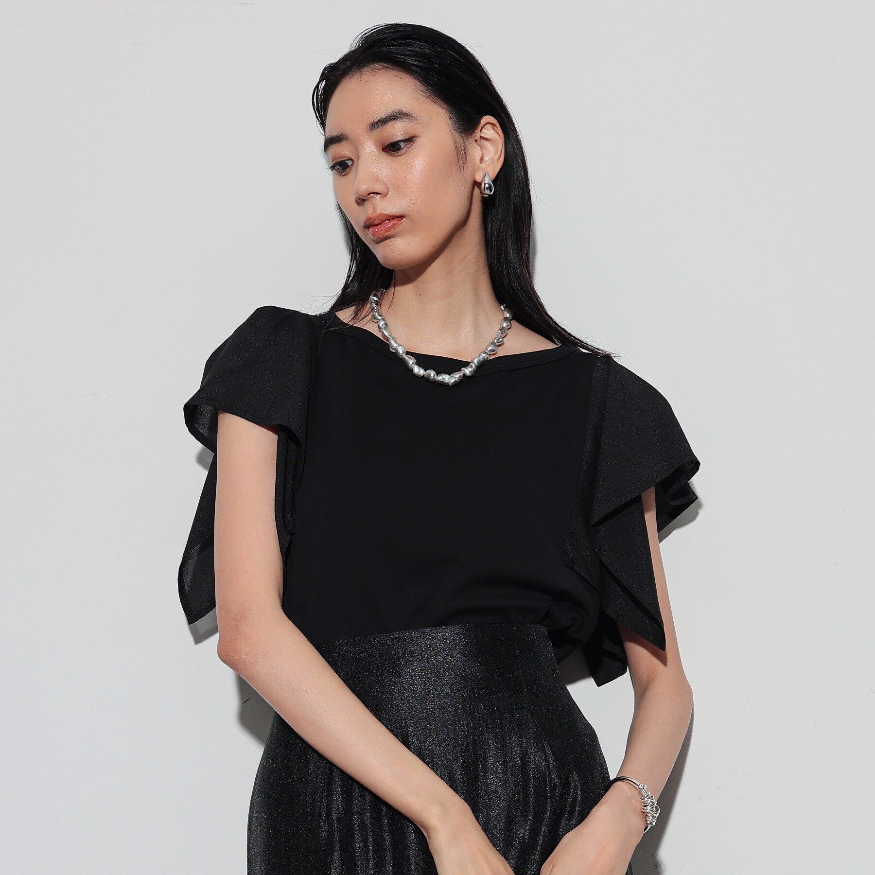 GALLEST「ハンカチーフスリーブTシャツ」|Tシャツ・カットソー|