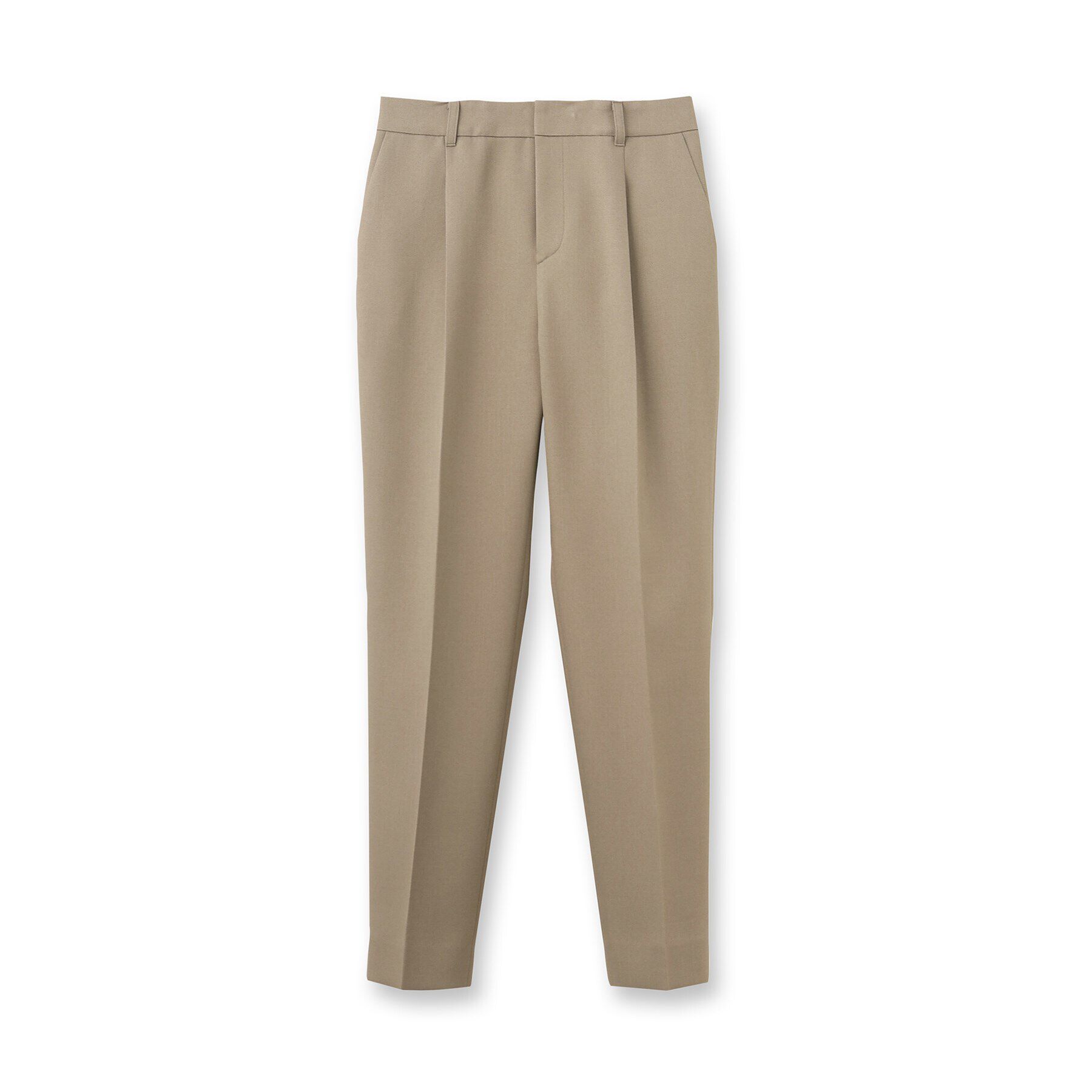 INDIVI「【洗える／UVケア／定番スーツ】ウール調テーパードパンツ」|スーツ|