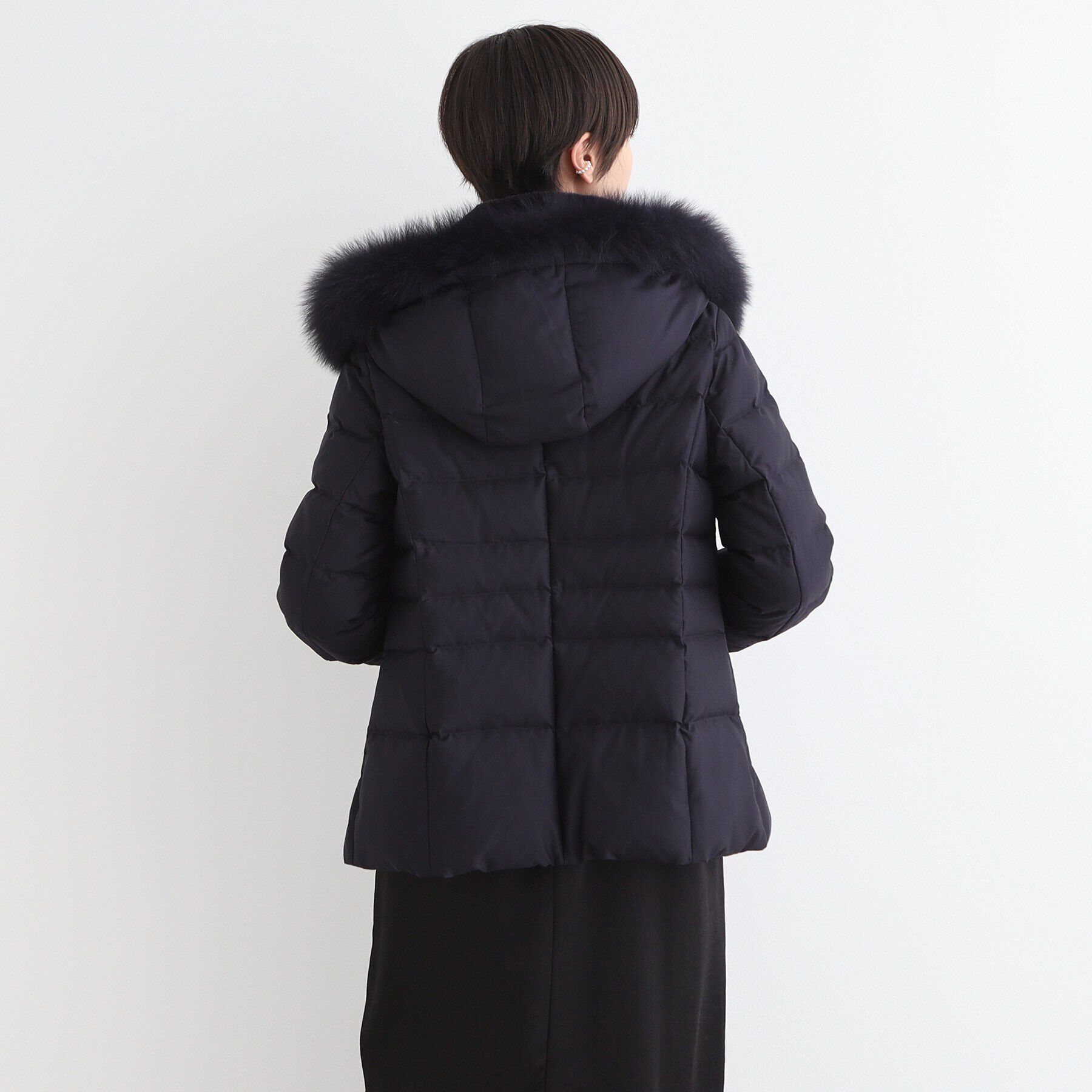 INDIVI「【名品／撥水／抗菌防臭】ショート リサイクルダウンコート」|ダウン|