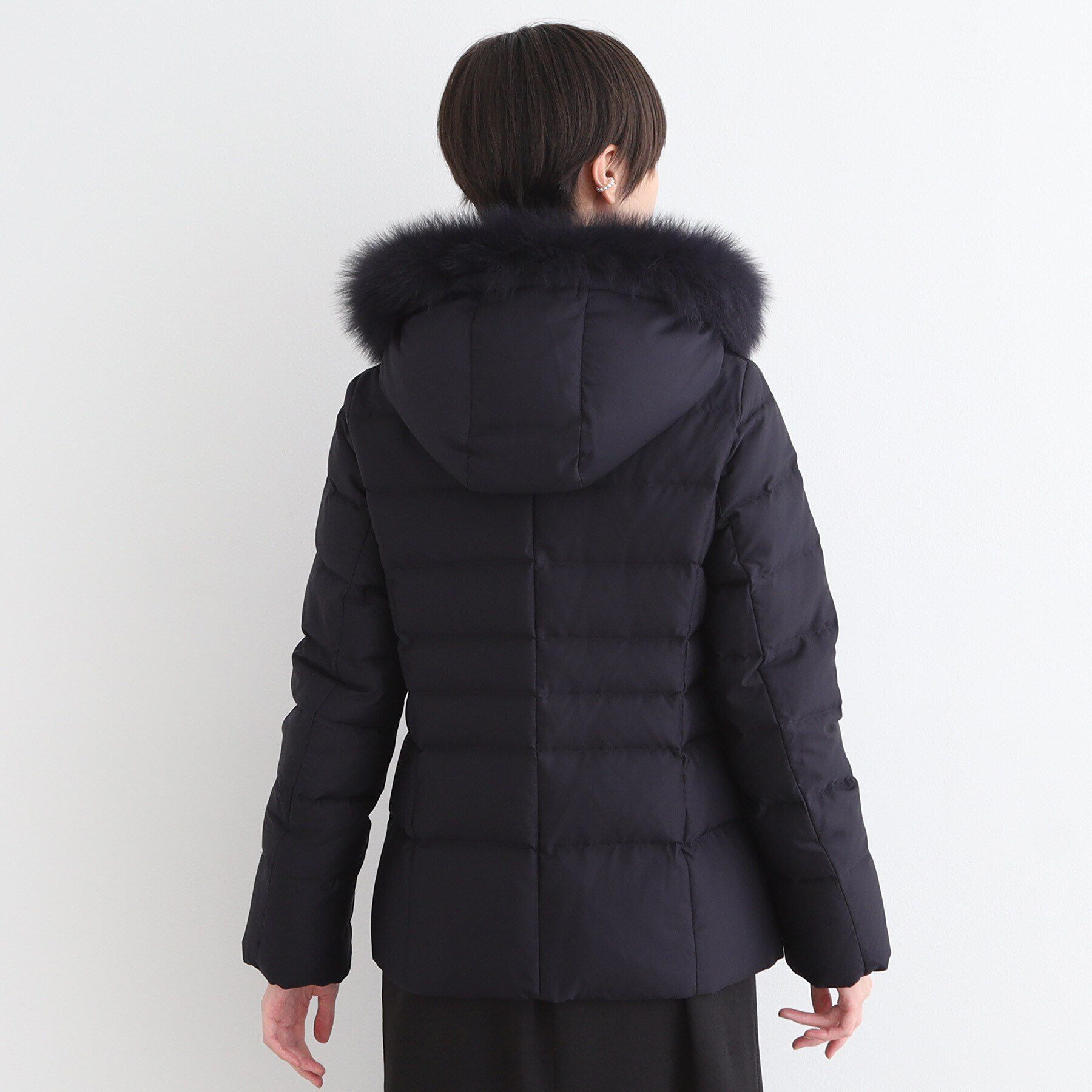 INDIVI「【名品／撥水／抗菌防臭】ショート リサイクルダウンコート」|ダウン|