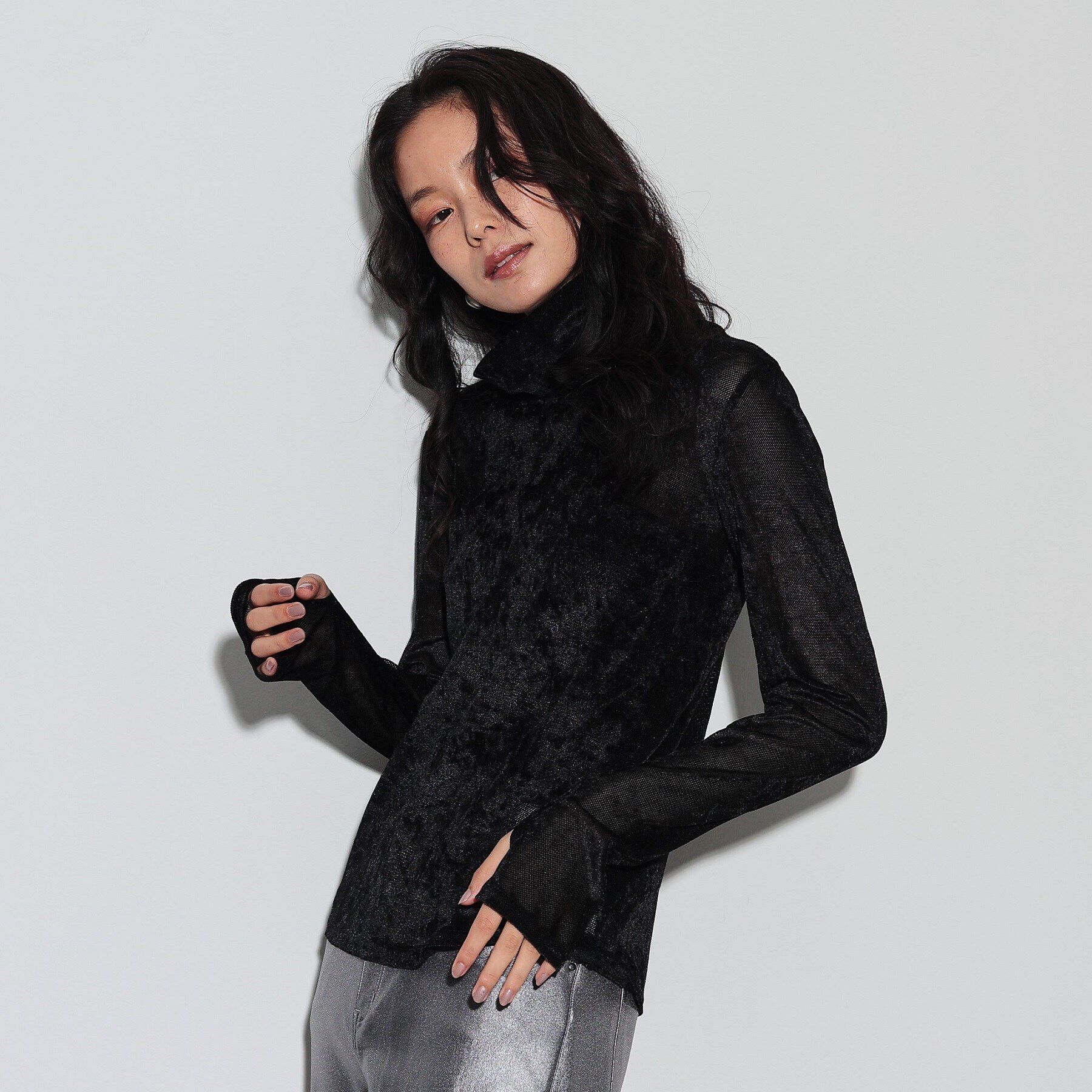 GALLEST「フロッキーチュールシアートップス」|Tシャツ・カットソー|