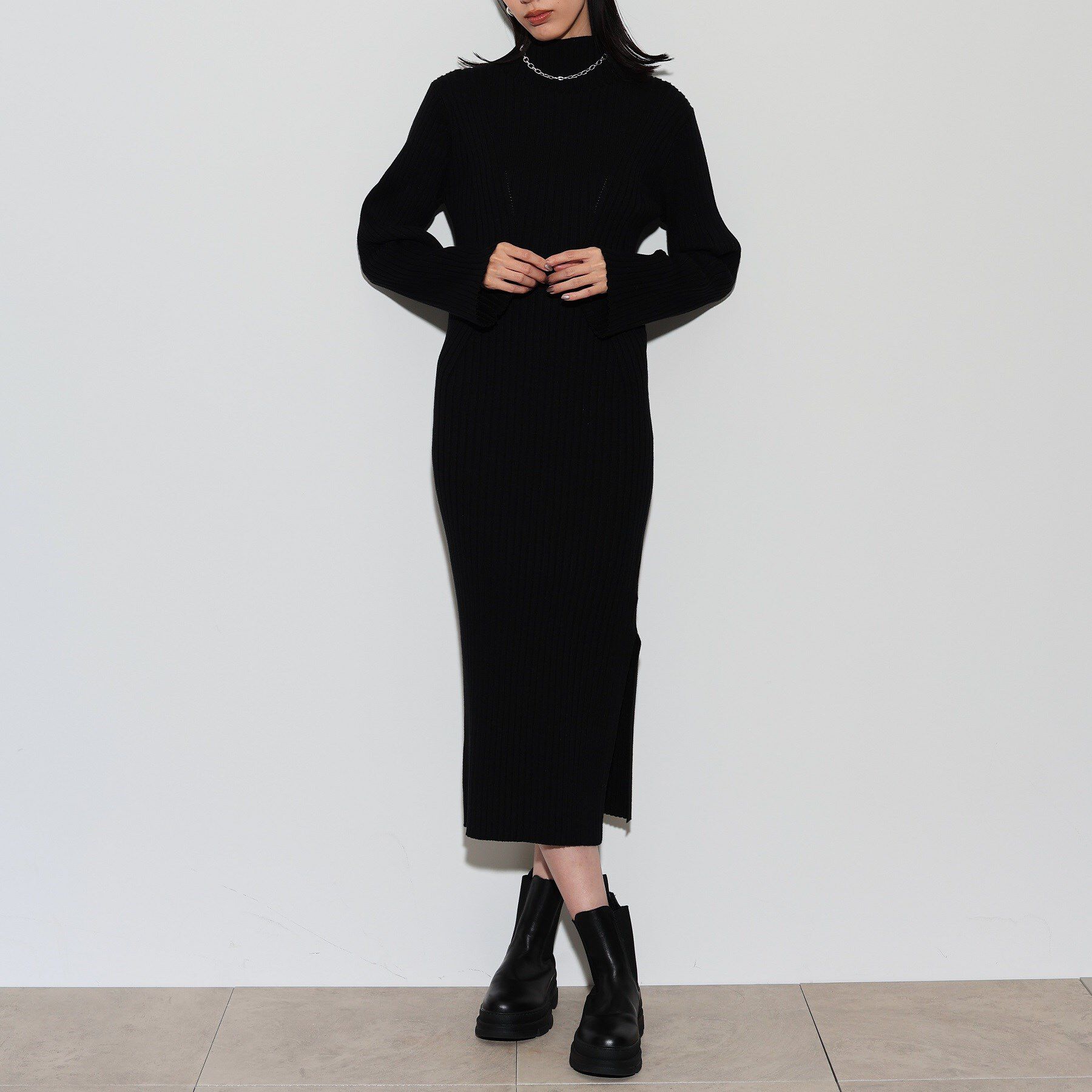 GALLEST「タイトリブニットワンピース」|ワンピース|