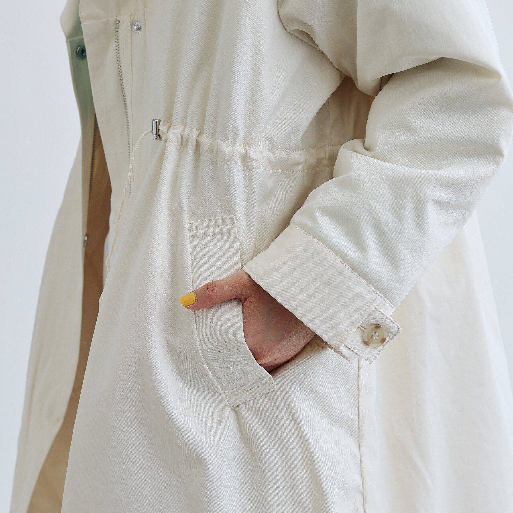 GALLEST「スタンドカラードロストギャバコート/モッズコート」|ダウン|