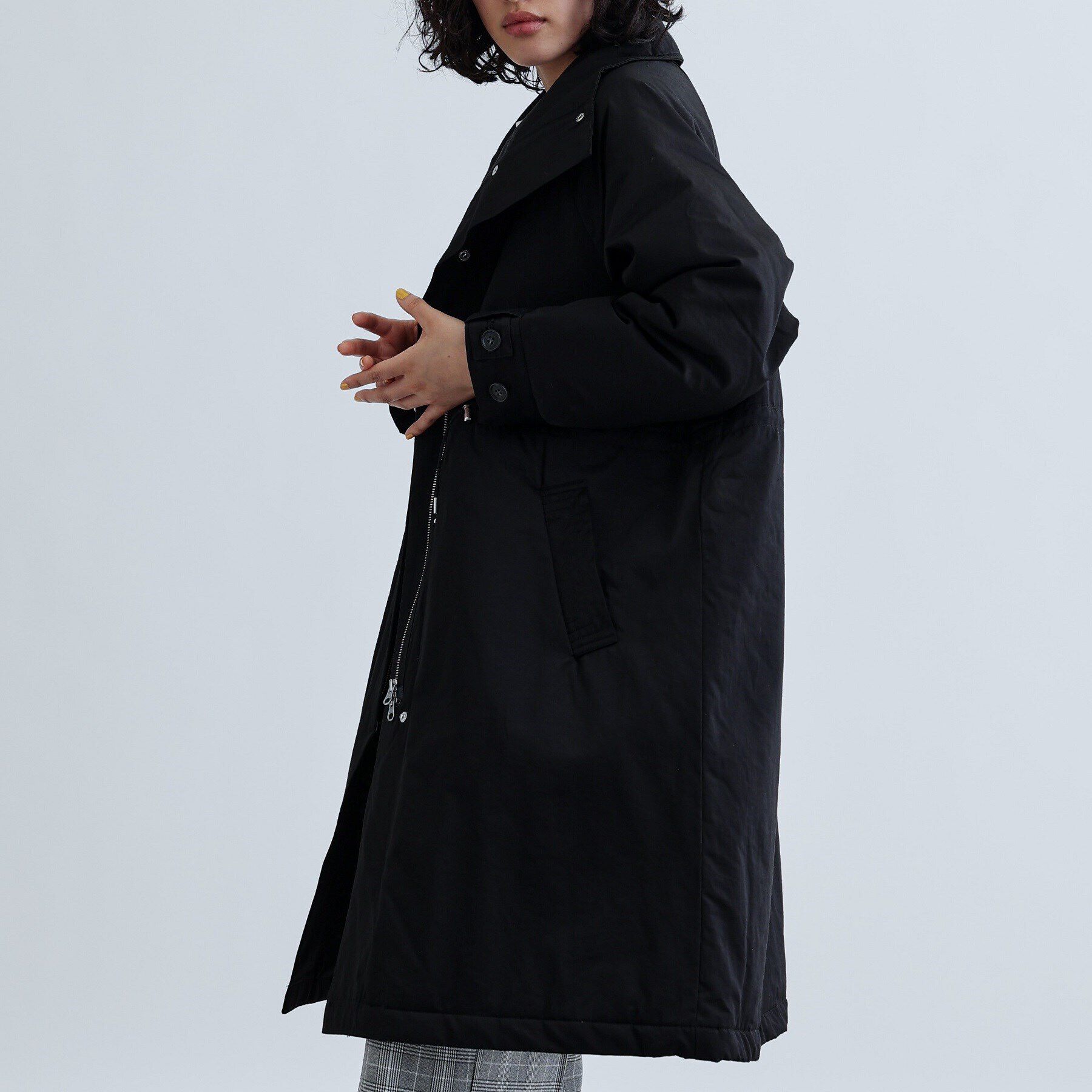 GALLEST「スタンドカラードロストギャバコート/モッズコート」|ダウン|