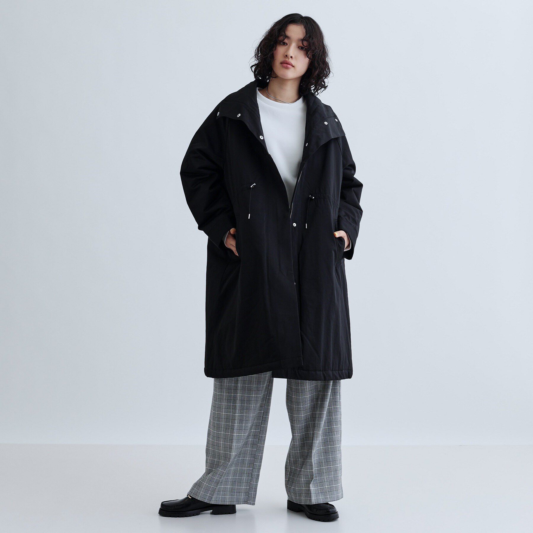 GALLEST「スタンドカラードロストギャバコート/モッズコート」|ダウン|