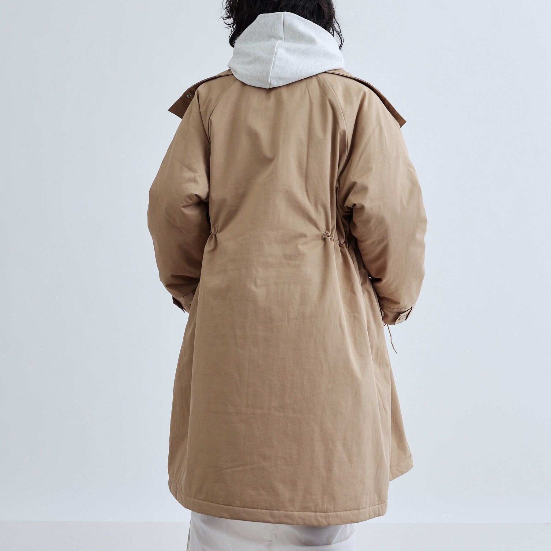 GALLEST「スタンドカラードロストギャバコート/モッズコート」|ダウン|