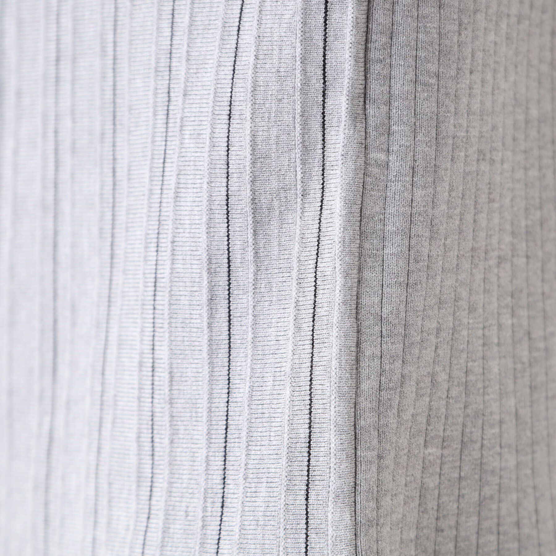 INDIVI「【洗える/SETUP可能】Vネックストライプ柄ニットプルオーバー」|ニット・セーター|