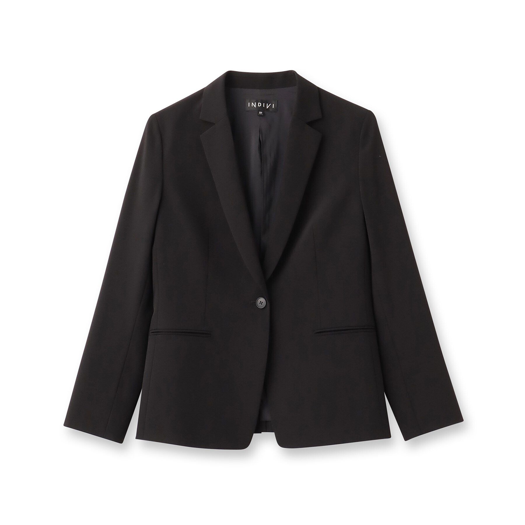 INDIVI「【洗える／UVケア／スーツ】ストレッチテーラードカラージャケット」|スーツ|