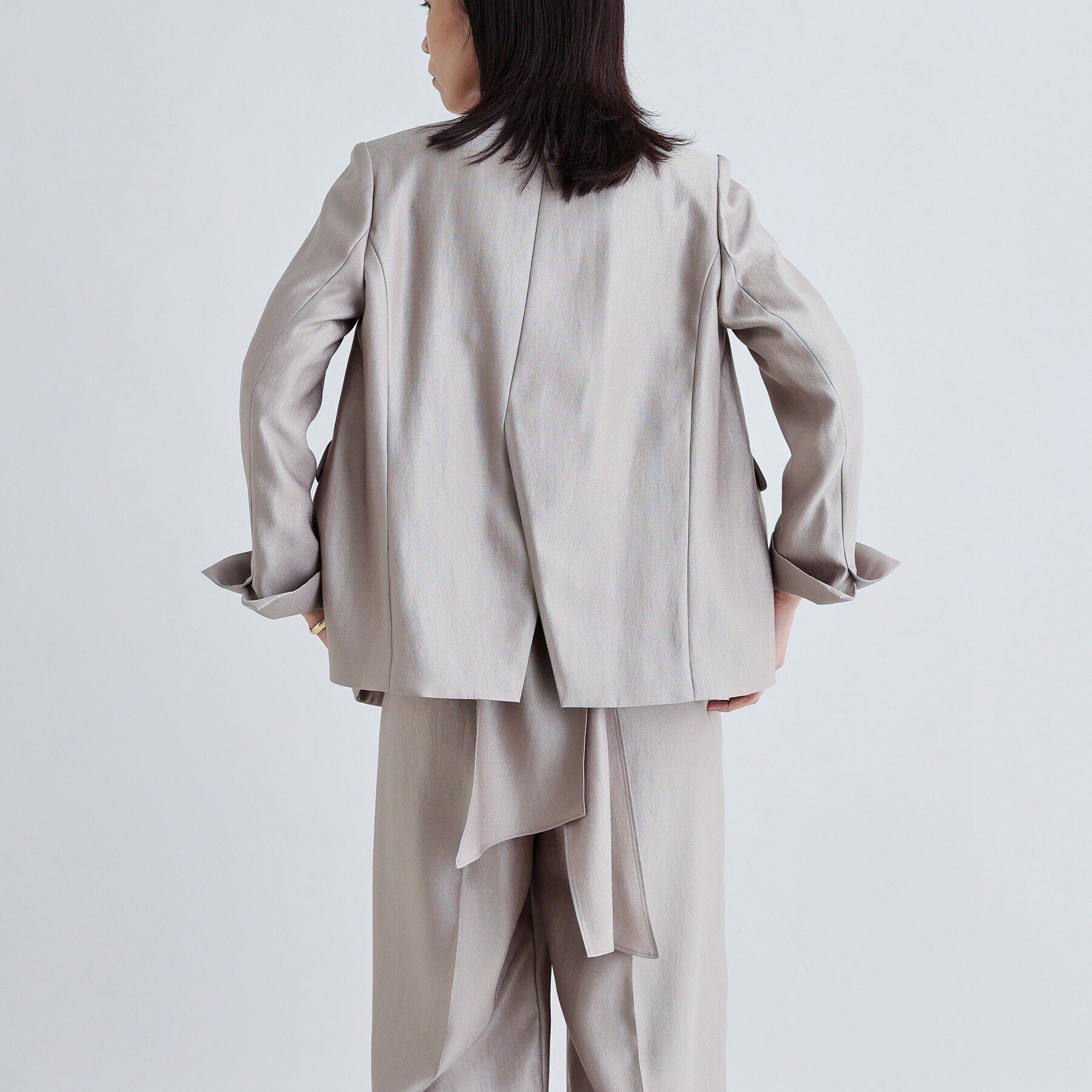 GALLEST「【セレモニー/セットアップ可能/通勤】ダブルブレストジャケット」|テーラードジャケット|
