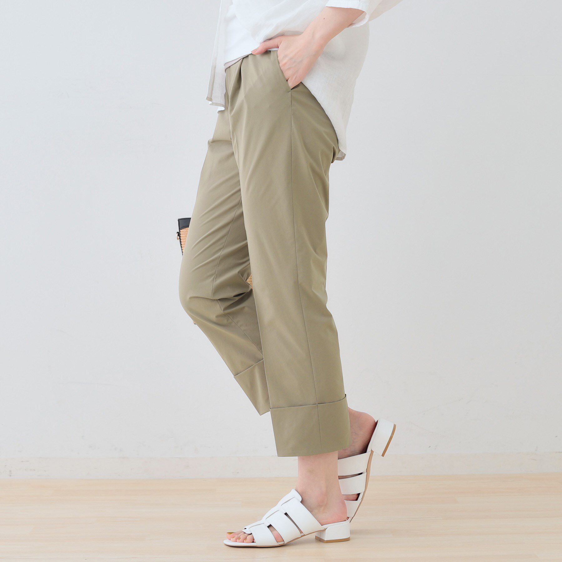 INDIVI「【通気性◎撥水／UV／SETUP可能】アクティブパンツ」|その他|