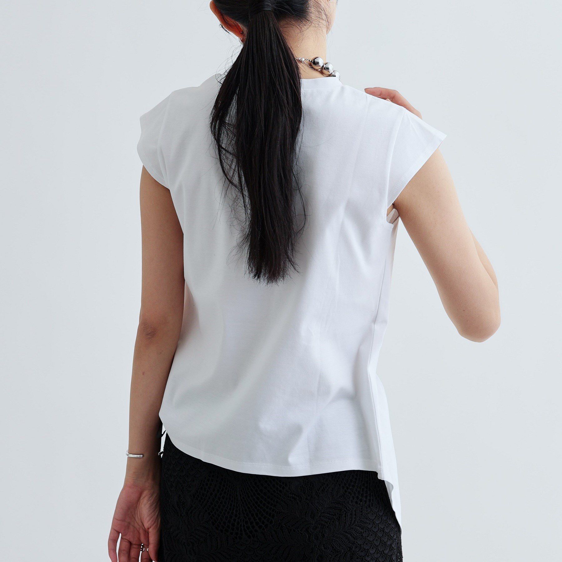 GALLEST「イレギュラーシャーリングヘムカットソー」|Tシャツ・カットソー|