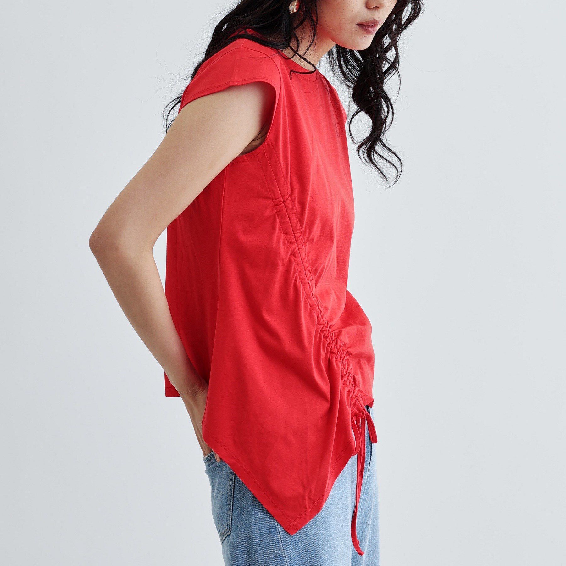 GALLEST「イレギュラーシャーリングヘムカットソー」|Tシャツ・カットソー|