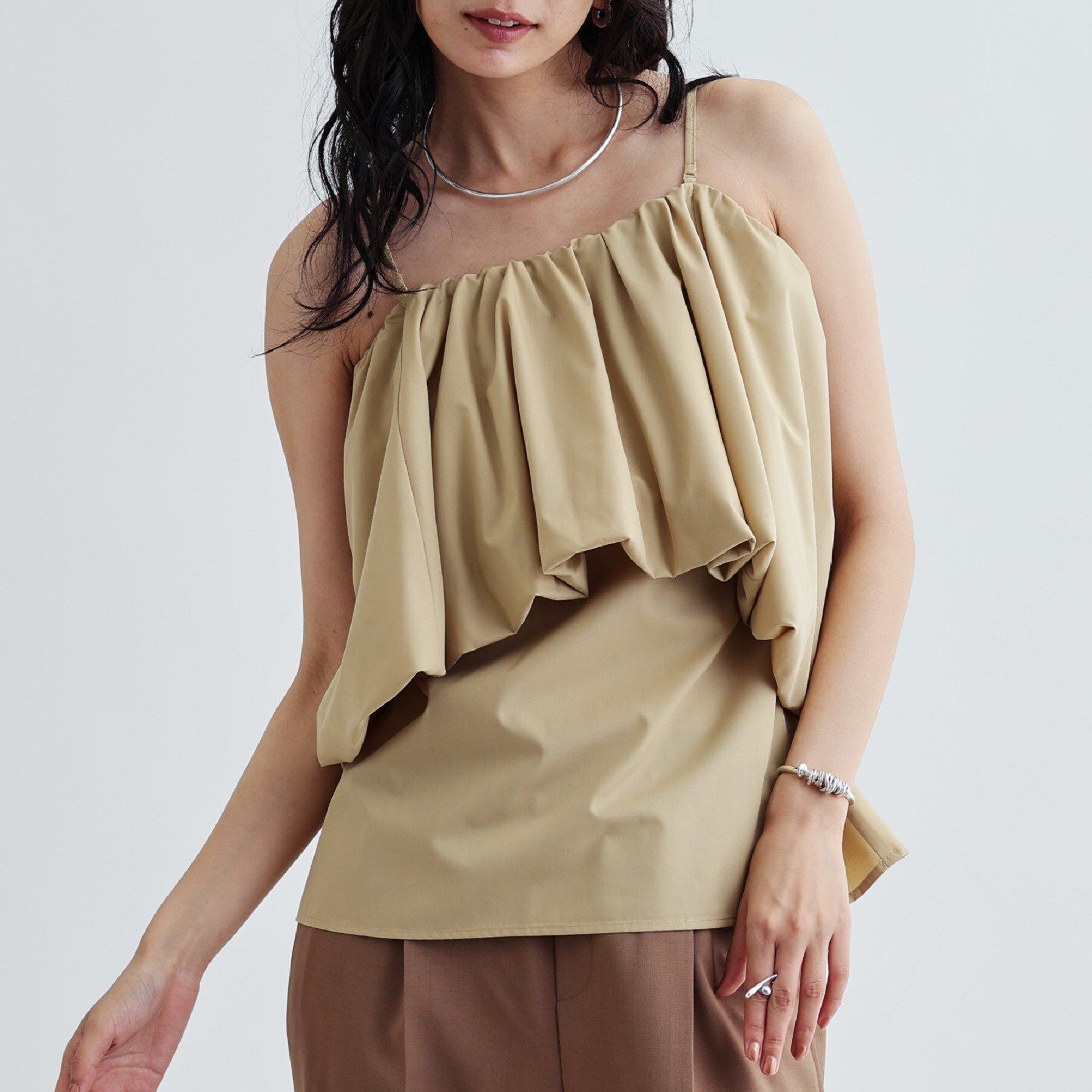 GALLEST「ボリュームオフショルブラウス」|シャツ・ブラウス|