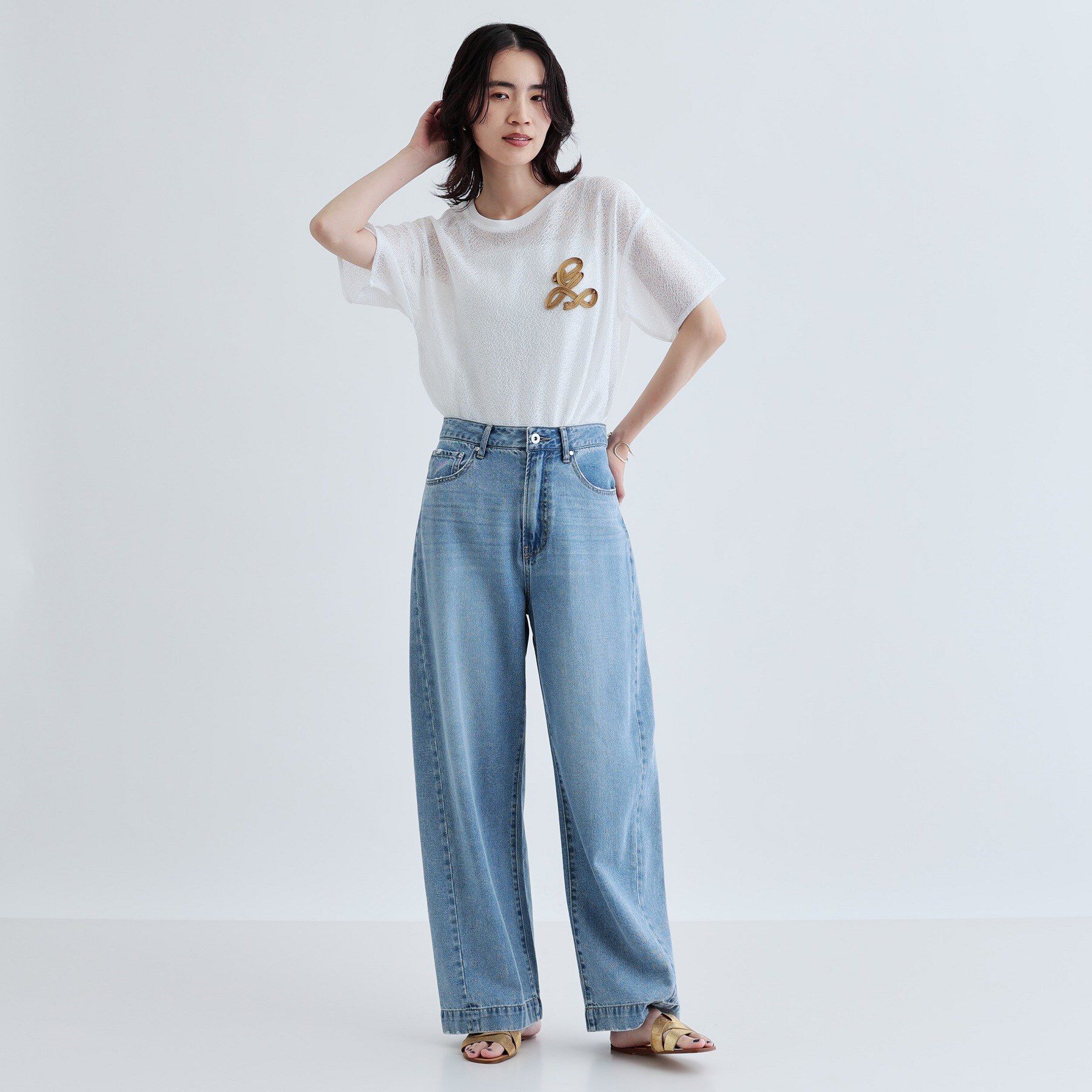 GALLEST「メッシュロゴTシャツ」|Tシャツ・カットソー|