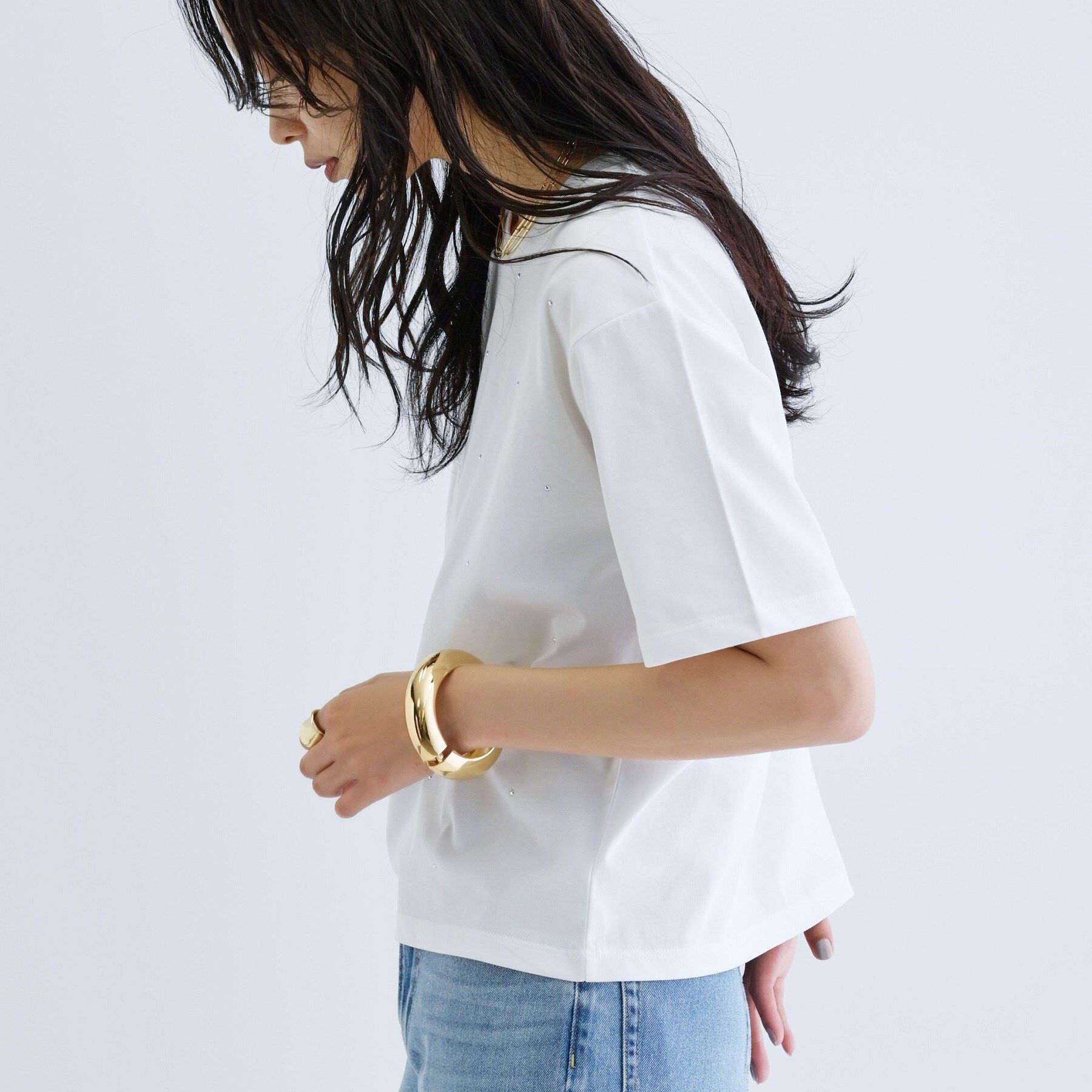 GALLEST「ドットスタッズTシャツ」|Tシャツ・カットソー|