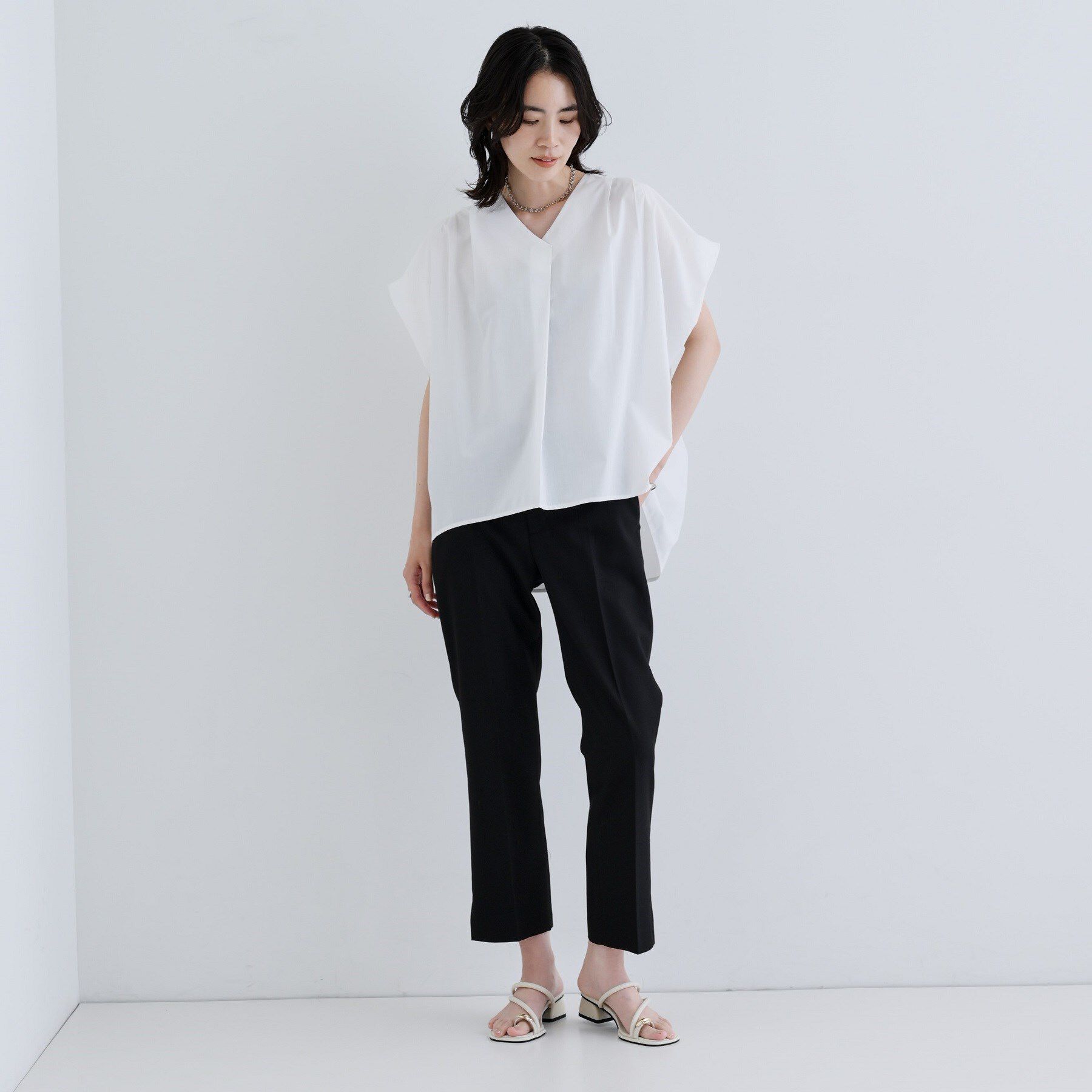 GALLEST「クロップドスリットパンツ」|その他|