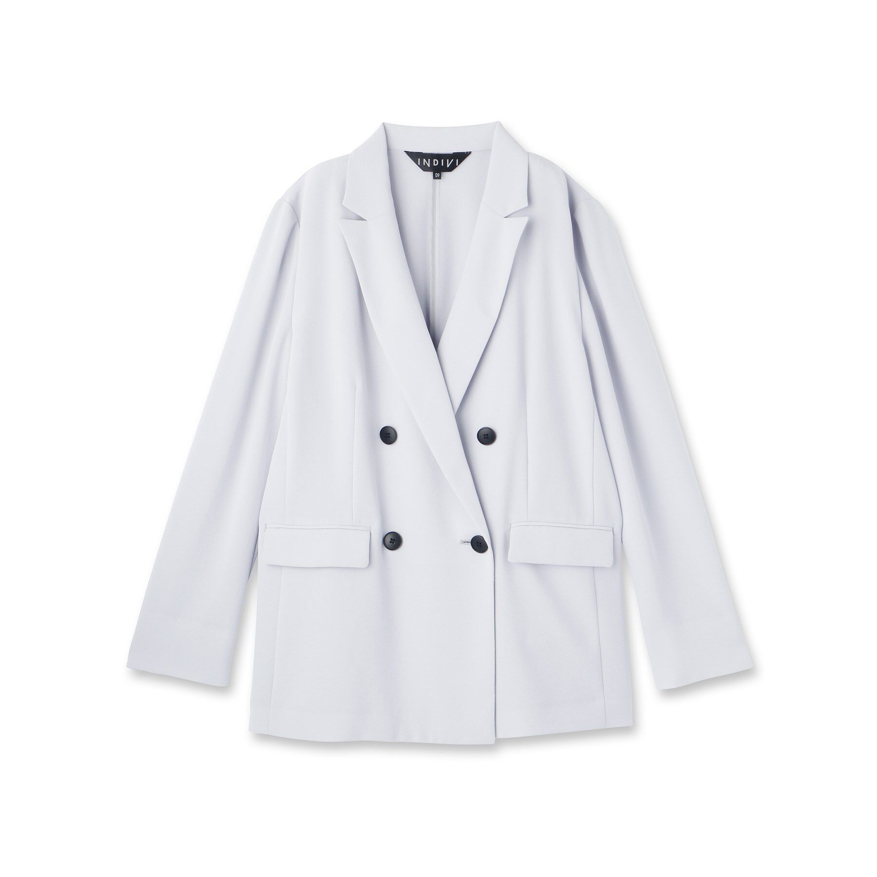 INDIVI「【着る日傘／遮熱／UVケア】ダブルジャケット」|テーラードジャケット|