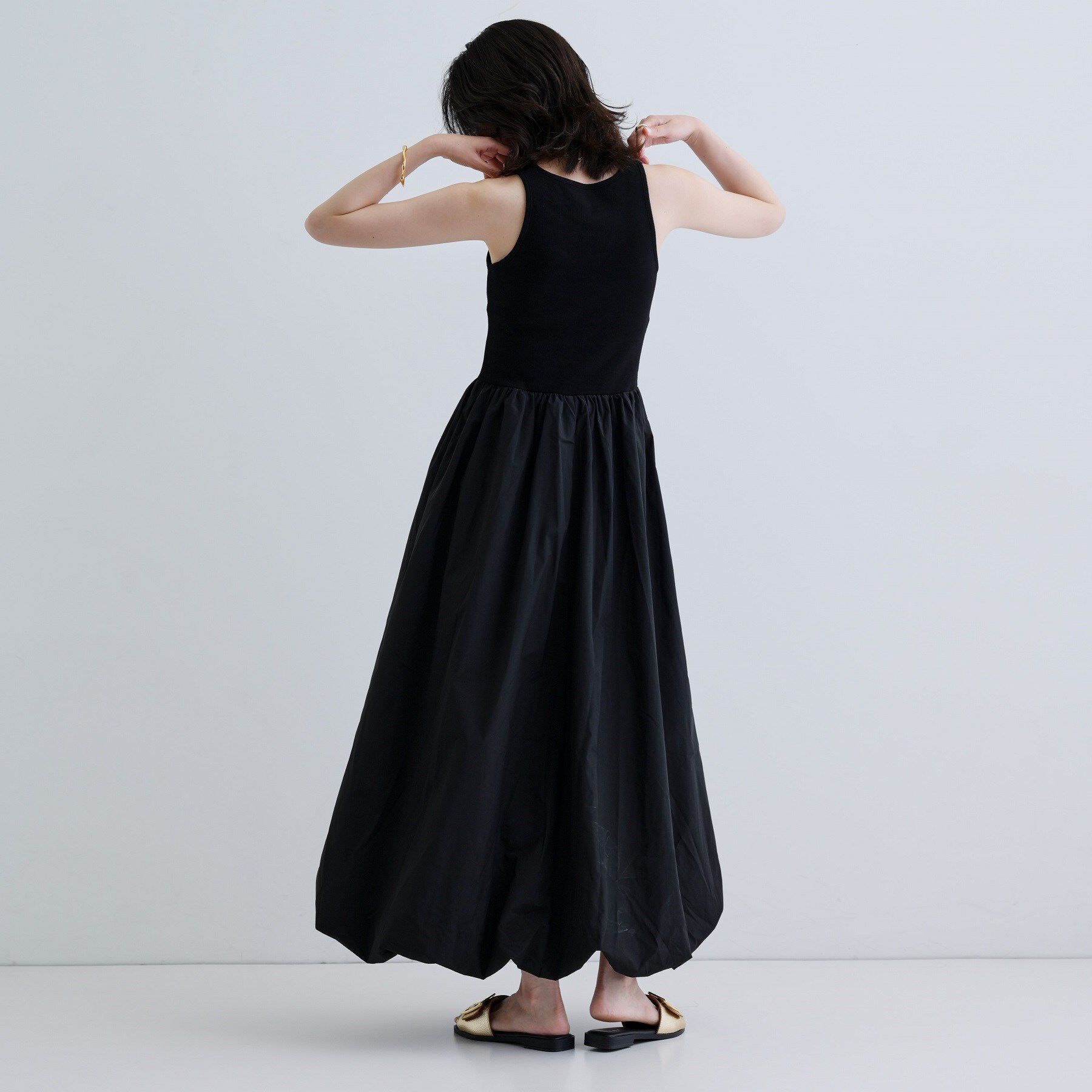 GALLEST「【一部店舗限定】テレコタンクドッキングワンピース」|ワンピース|