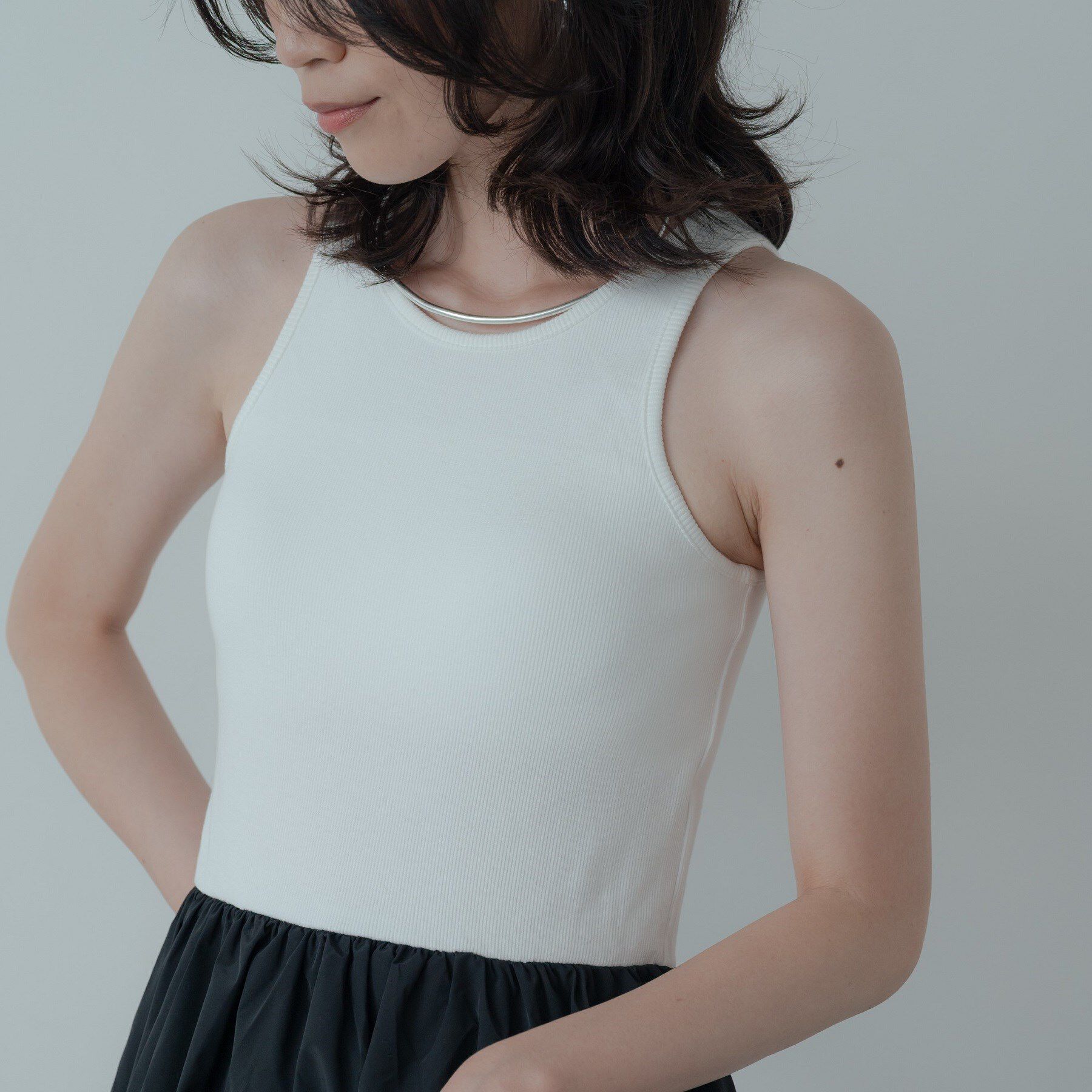 GALLEST「【一部店舗限定】テレコタンクドッキングワンピース」|ワンピース|