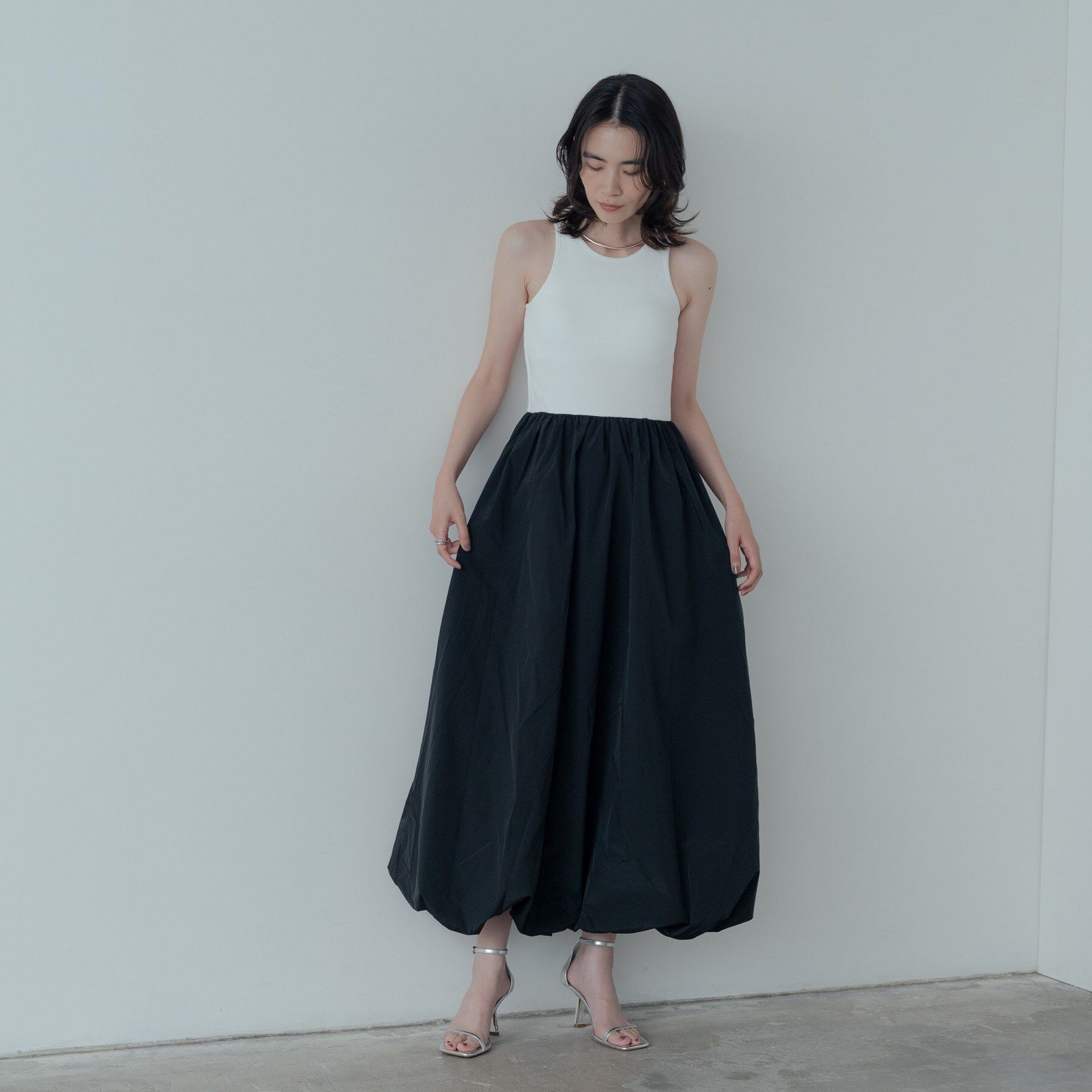 GALLEST「【一部店舗限定】テレコタンクドッキングワンピース」|ワンピース|