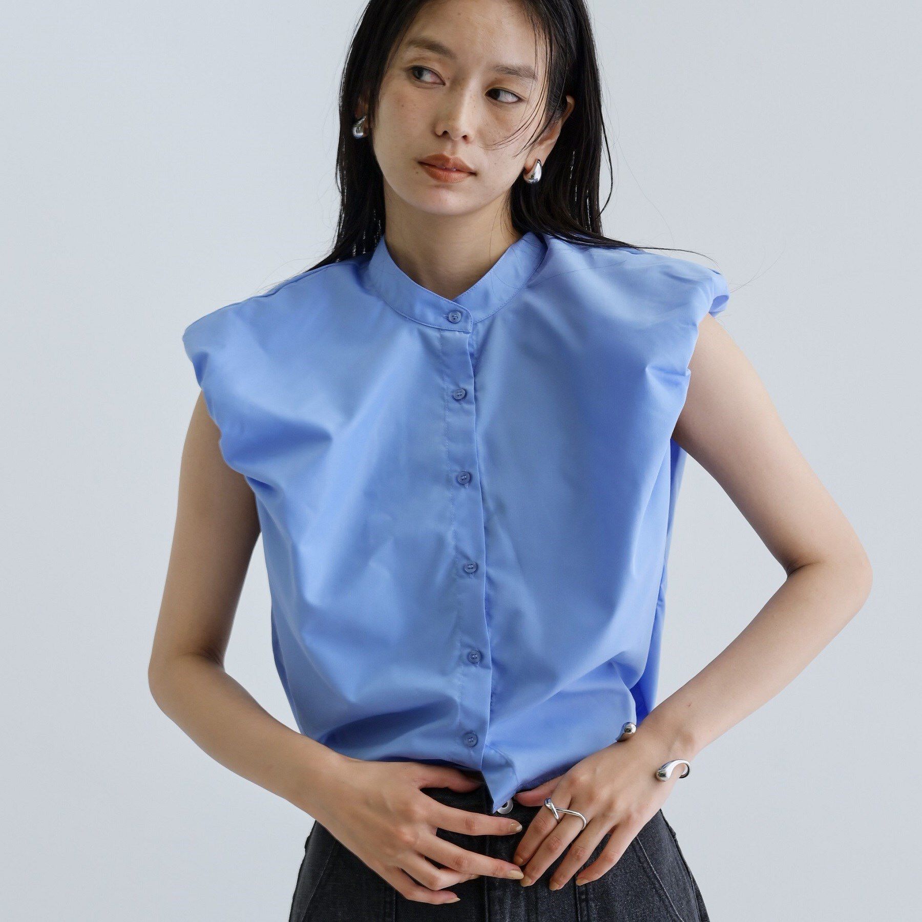 GALLEST「【一部店舗限定】ブロードパフショルブラウス」|シャツ・ブラウス|