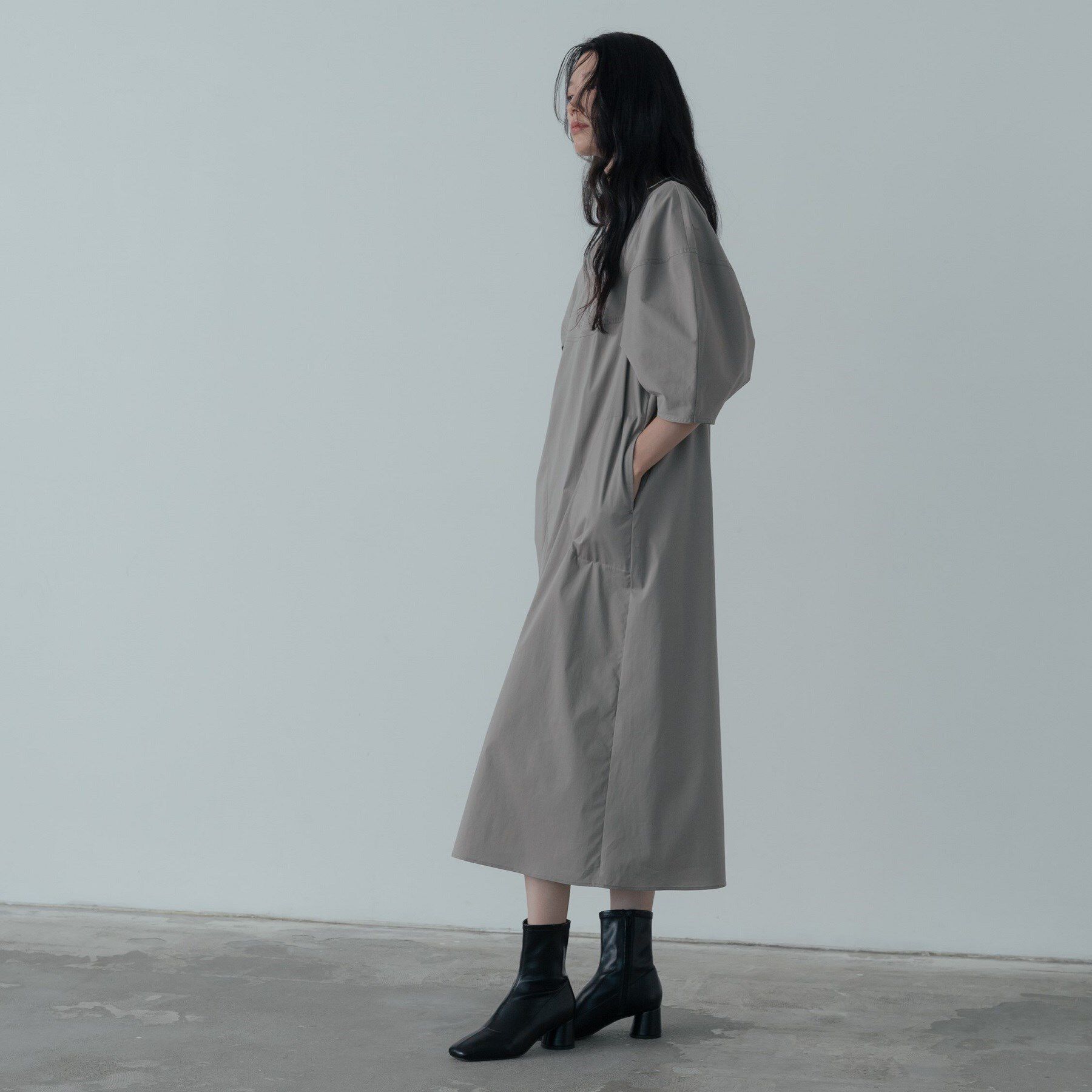 GALLEST「フォルムスリーブワンピース」|ワンピース|