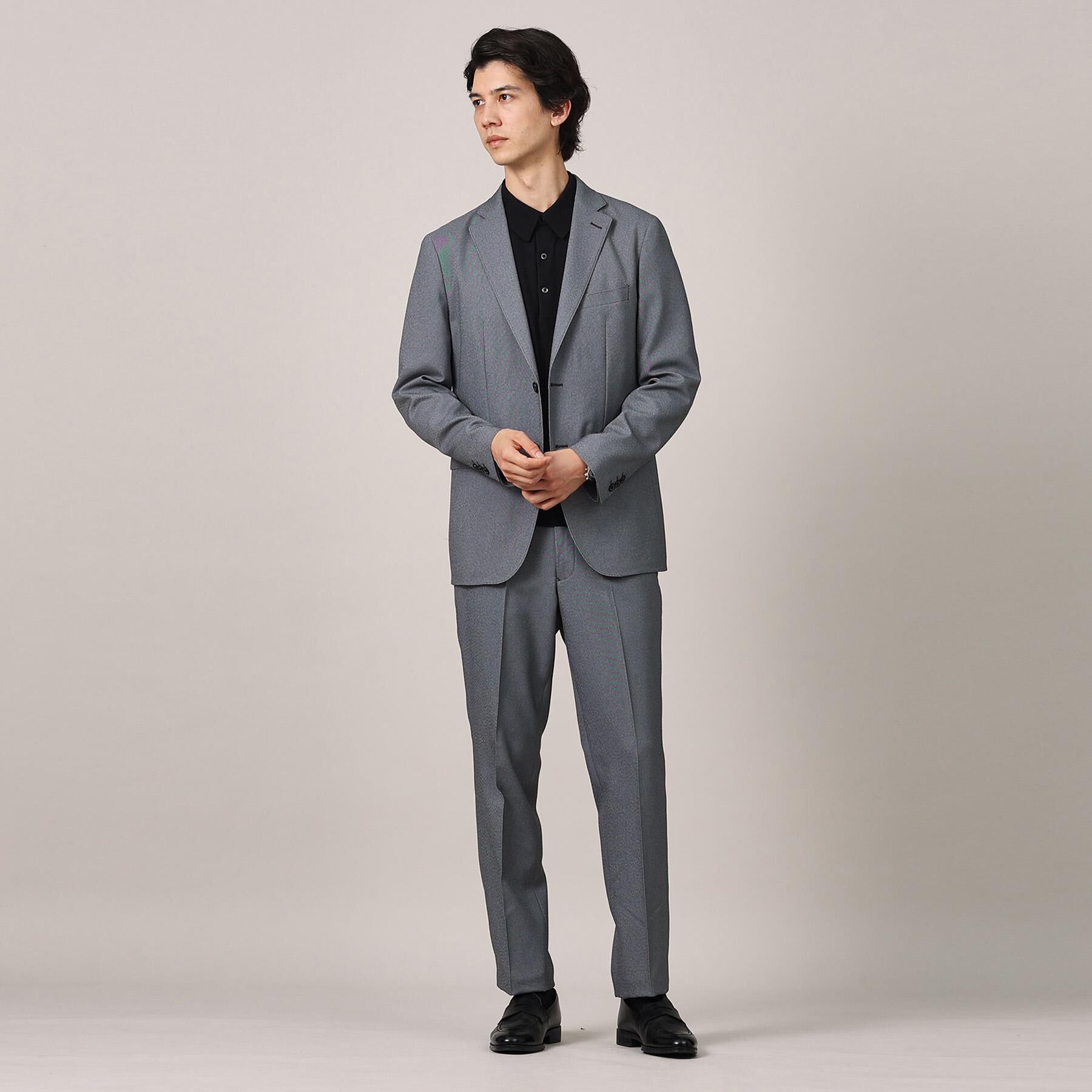 TAKEO KIKUCHI「【ON/OFF対応】メランジ シャークスキン ストレッチ パンツ / セットアップ」|その他|