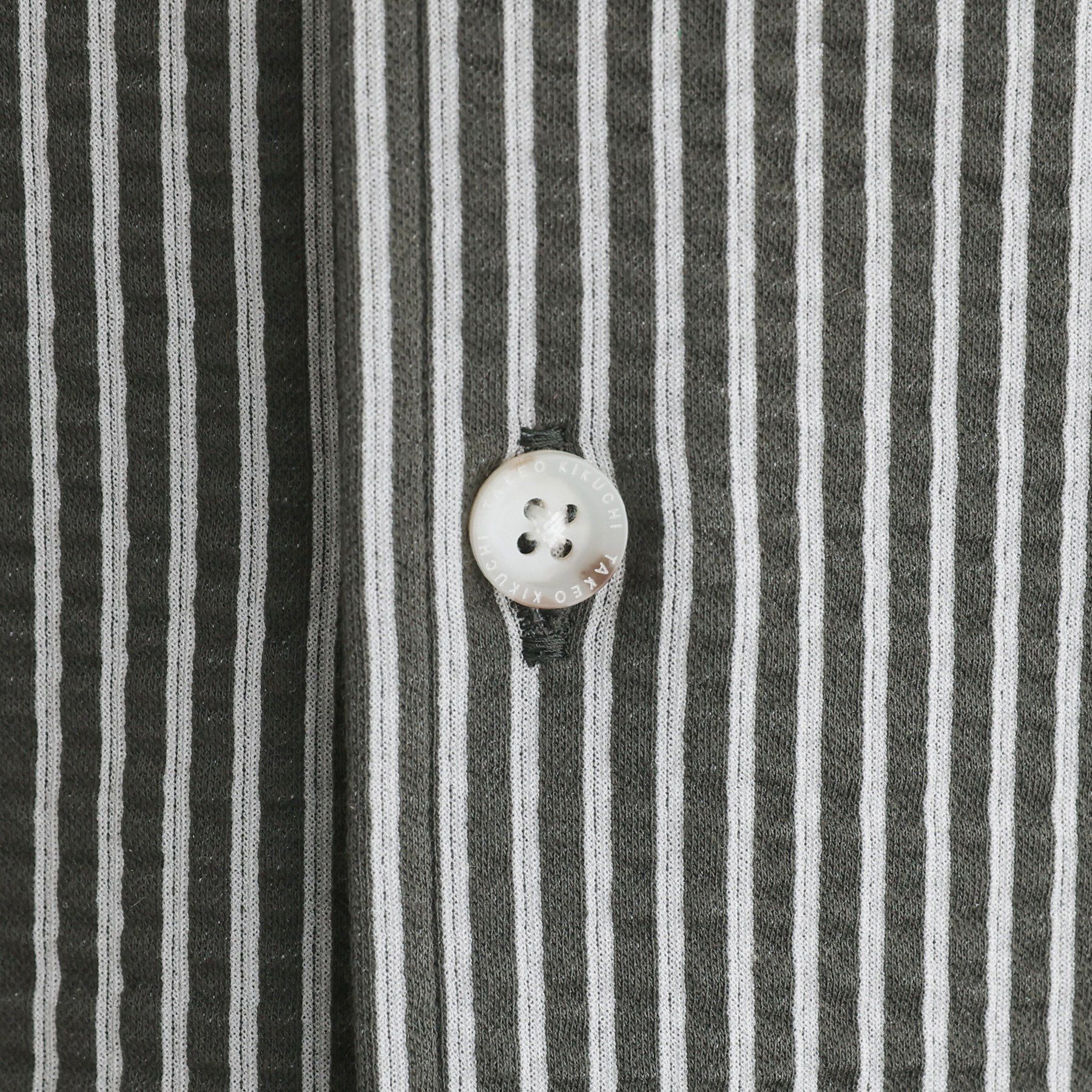 TAKEO KIKUCHI「【抗菌防臭／7分袖】サッカージャージ ストライプシャツ」|シャツ・ブラウス|