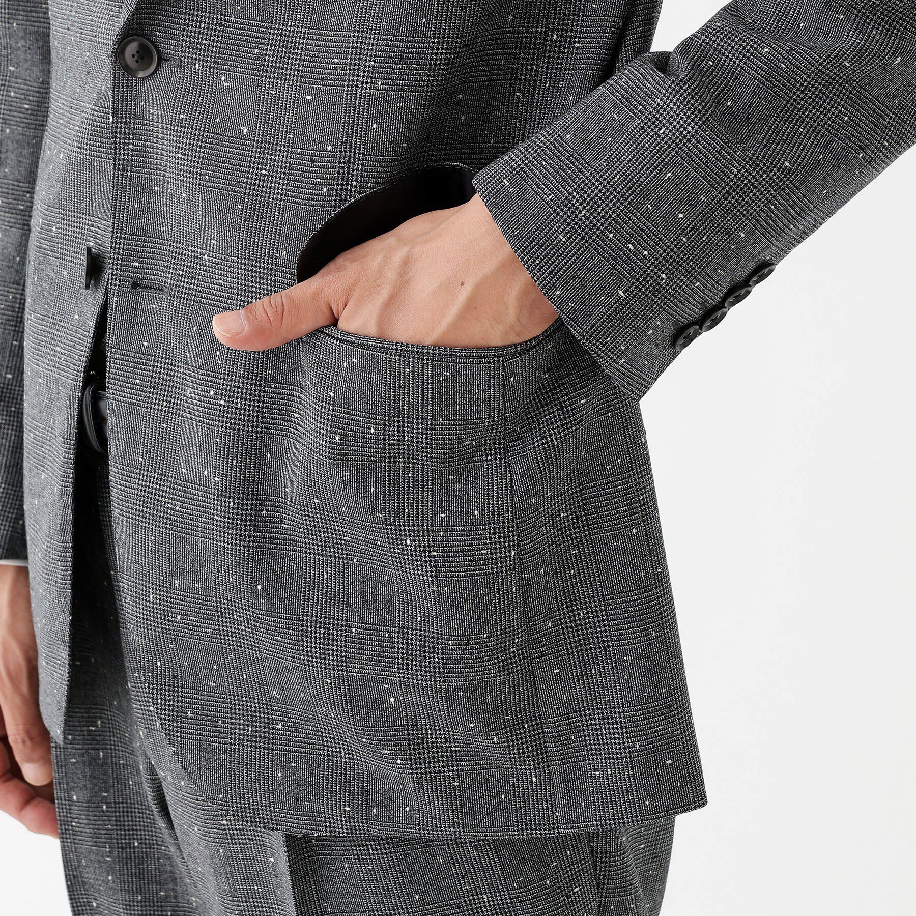 TAKEO KIKUCHI「【THE FLAGSHIP】ネップグレンチェック スーツ」|スーツ|