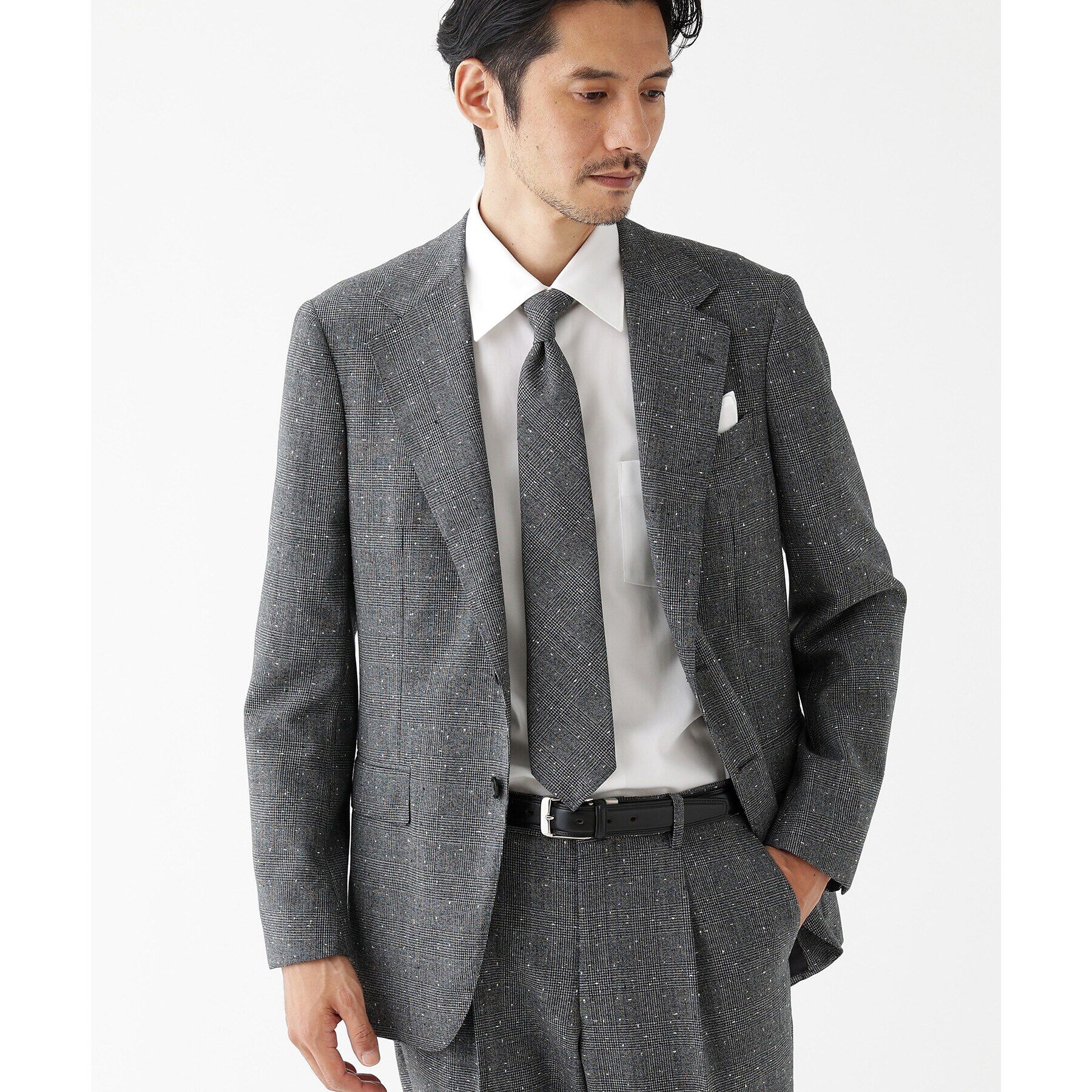 TAKEO KIKUCHI「【THE FLAGSHIP】ネップグレンチェック スーツ」|スーツ|
