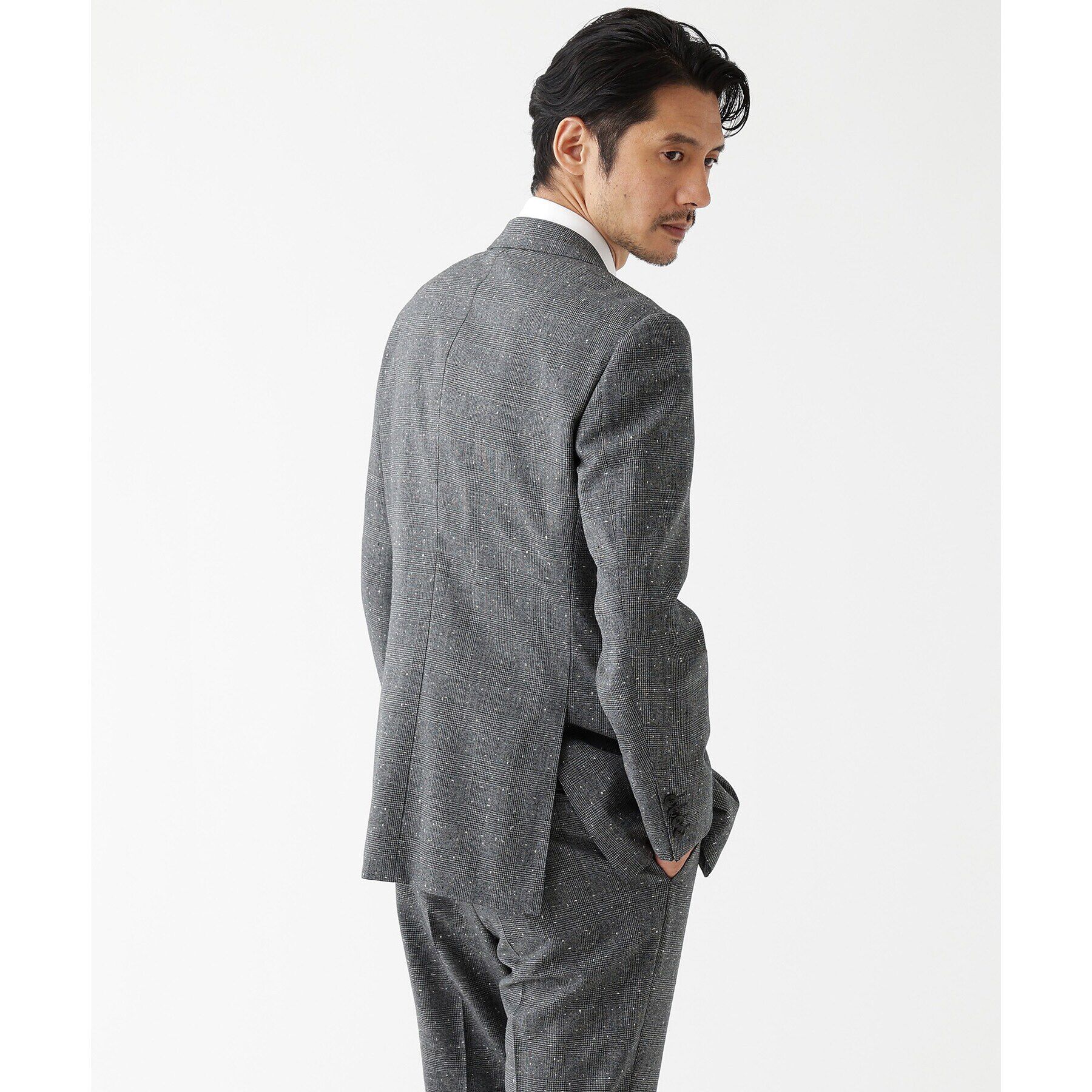 TAKEO KIKUCHI「【THE FLAGSHIP】ネップグレンチェック スーツ」|スーツ|