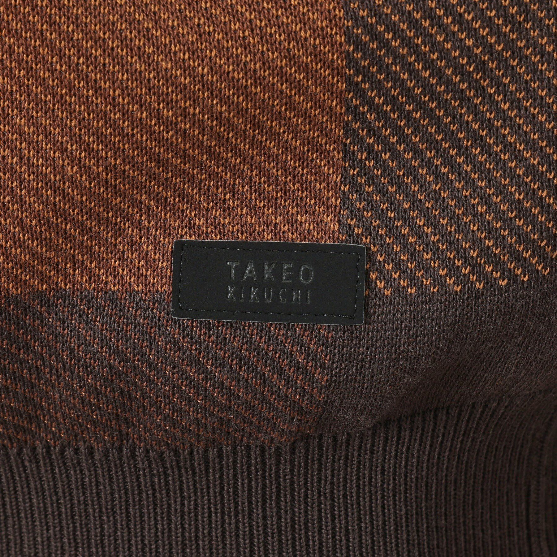 TAKEO KIKUCHI「チェック柄 プルオーバー ニット」|ニット・セーター|