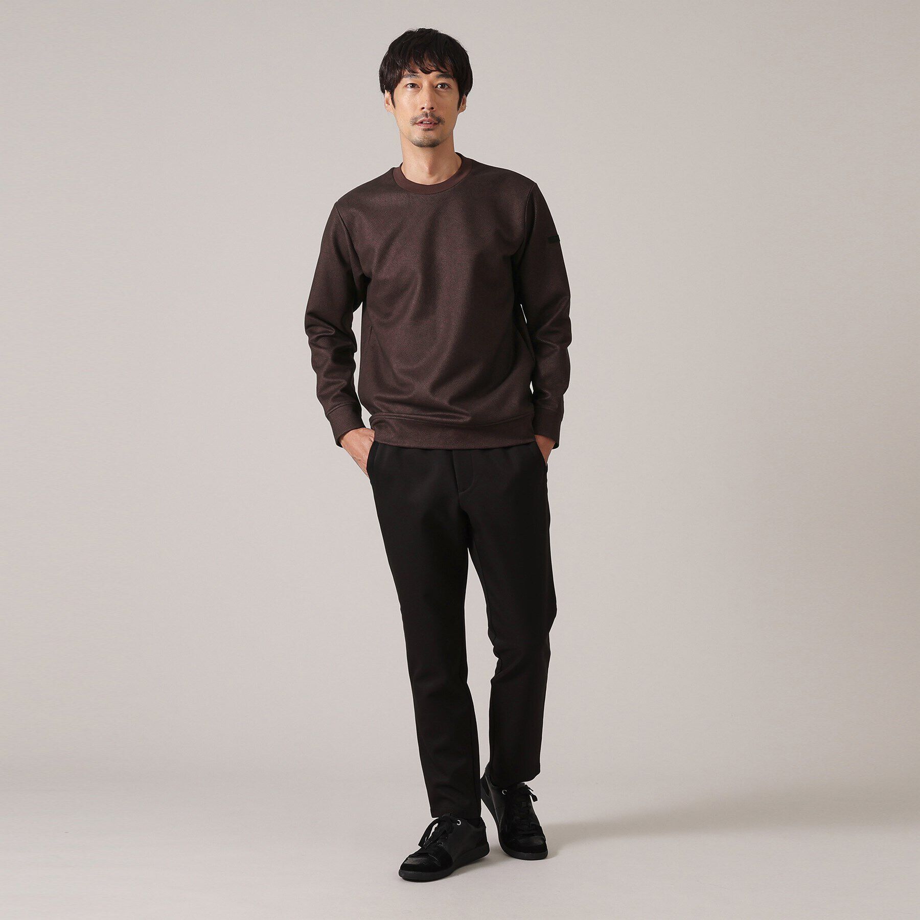 TAKEO KIKUCHI「【DOWN FABRIC】ダウンファブリック プルオーバー スウェット」|パーカー|