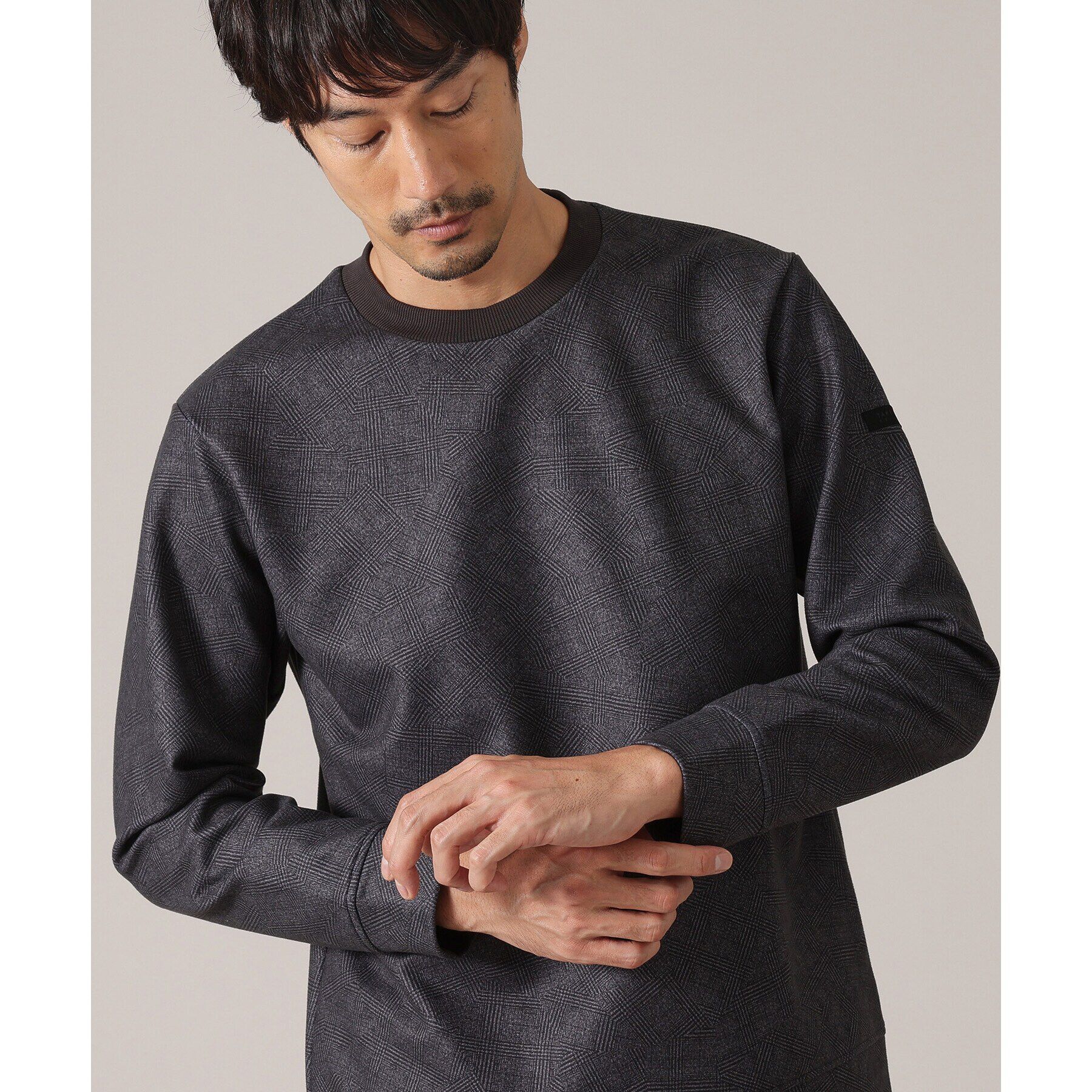 TAKEO KIKUCHI「【DOWN FABRIC】ダウンファブリック プルオーバー スウェット」|パーカー|