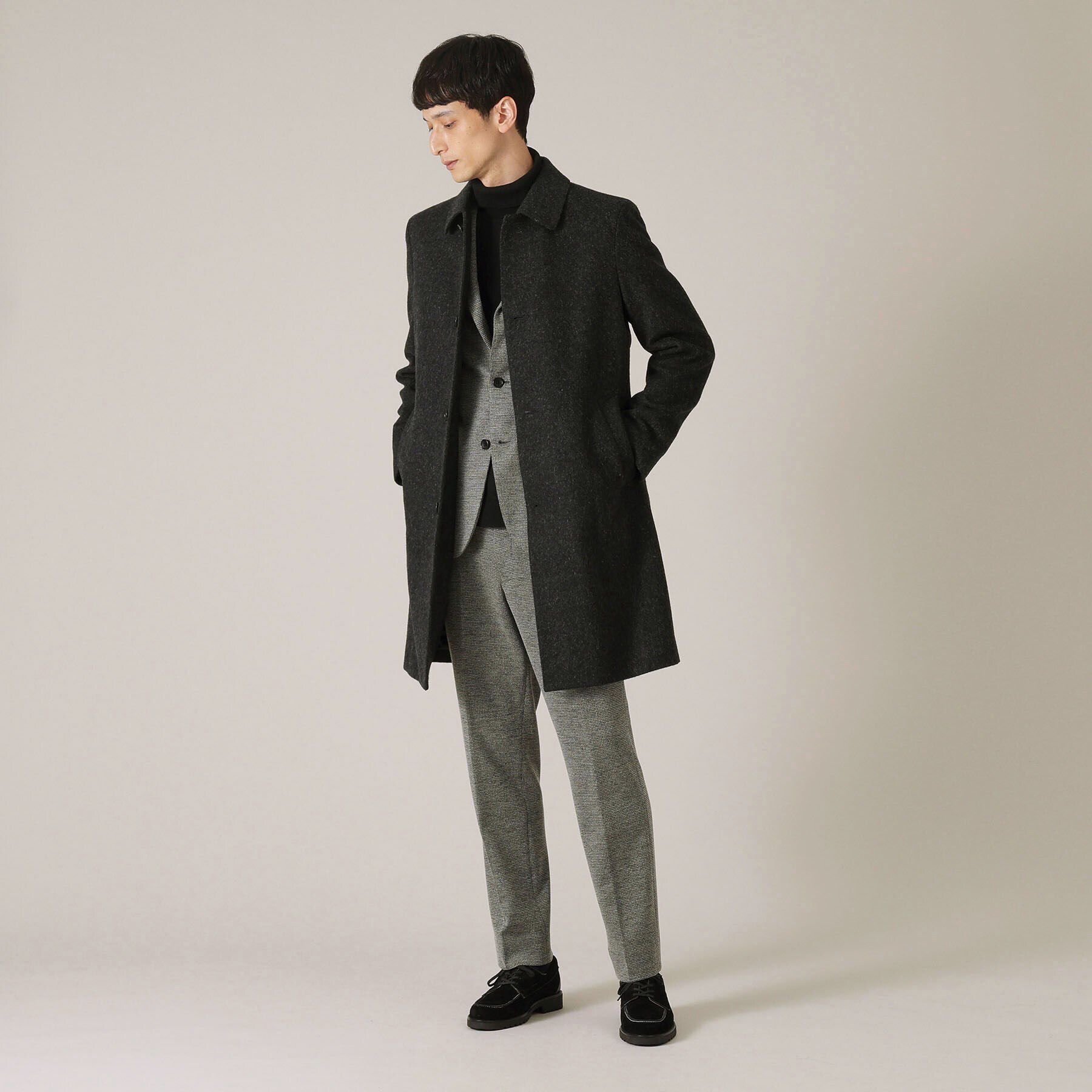 TAKEO KIKUCHI「【限定展開】ビーバー仕上げ ステンカラーコート」|ステンカラーコート|