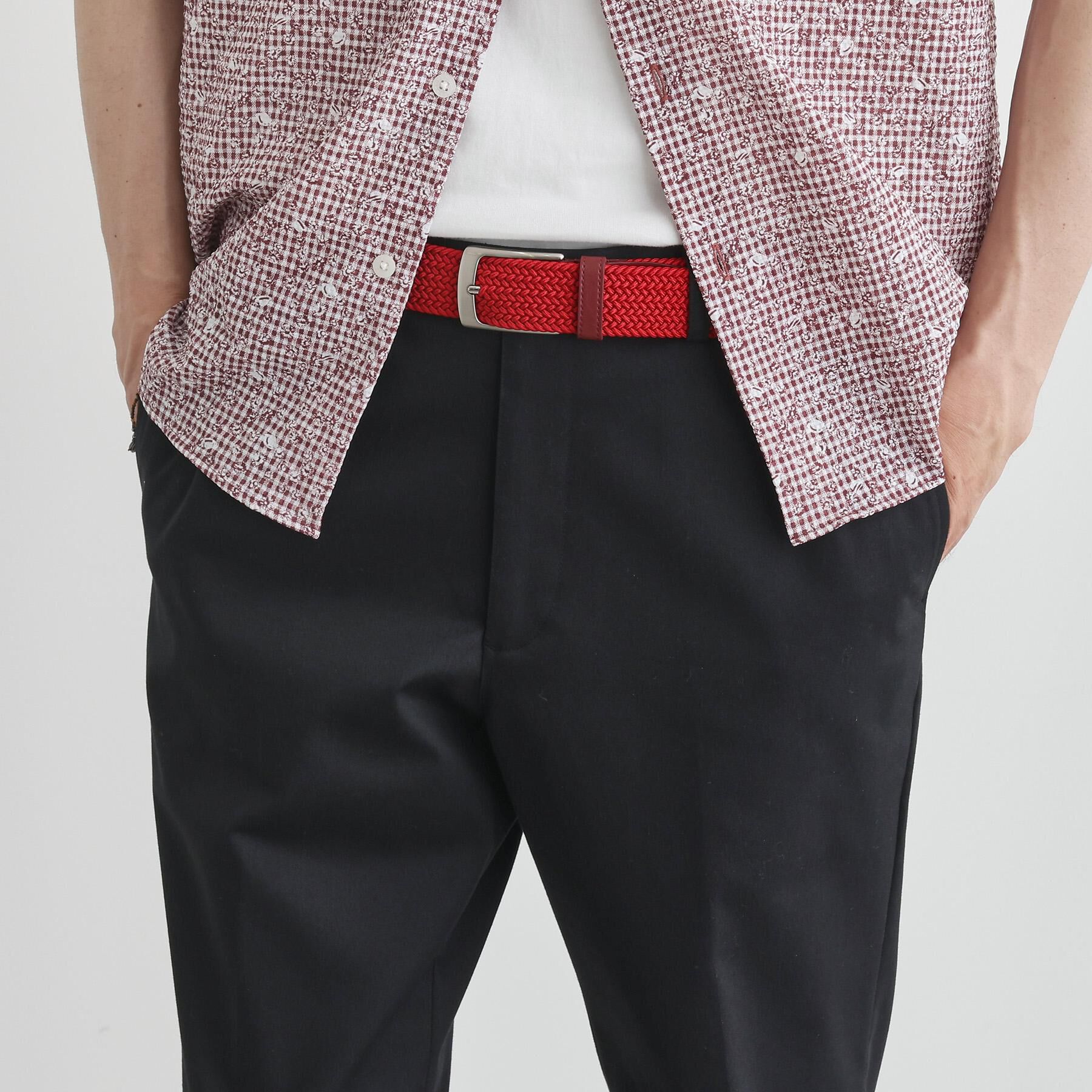 TAKEO KIKUCHI「【Made in JAPAN】ドモドソーラ ゴムメッシュベルト」|ベルト|