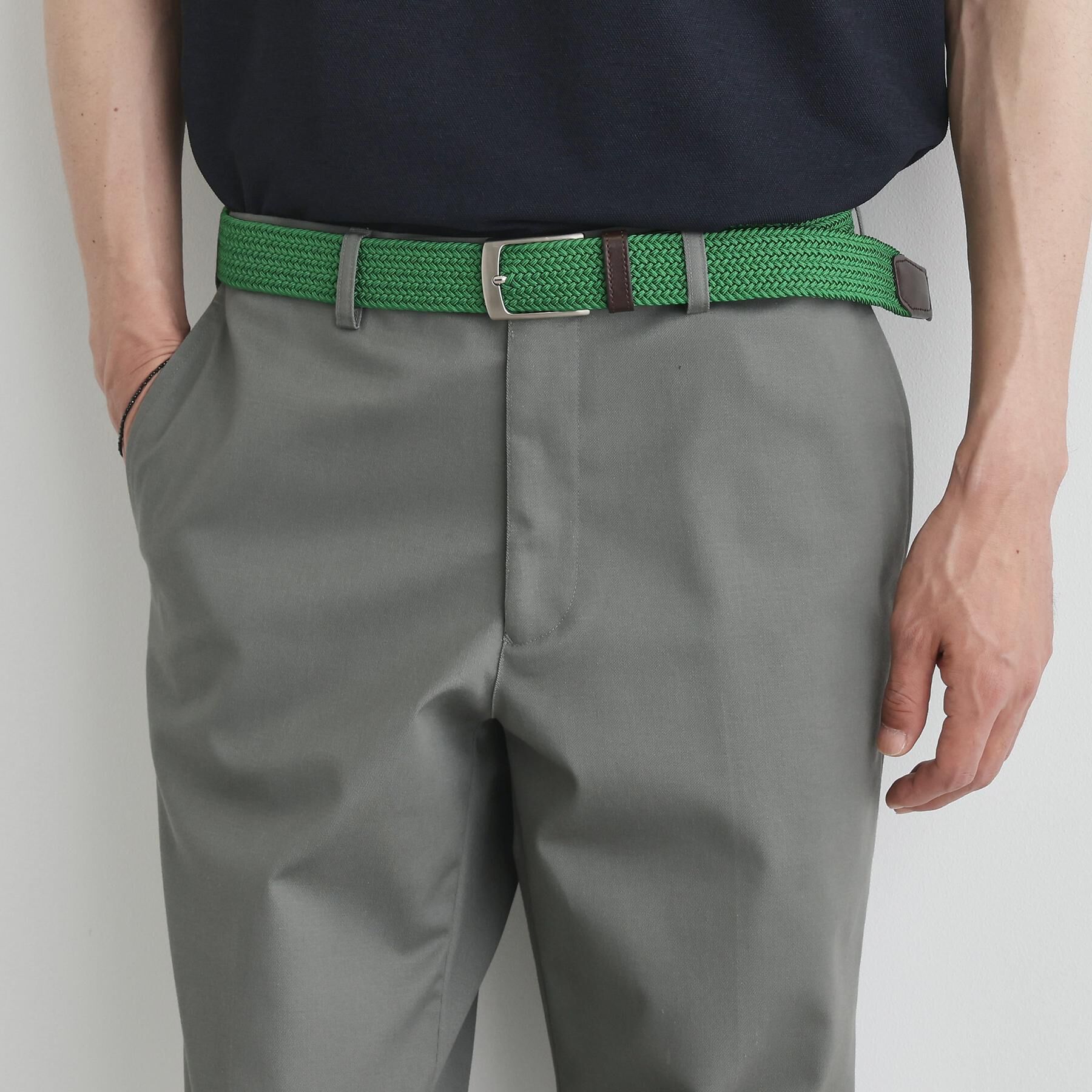 TAKEO KIKUCHI「【Made in JAPAN】ドモドソーラ ゴムメッシュベルト」|ベルト|